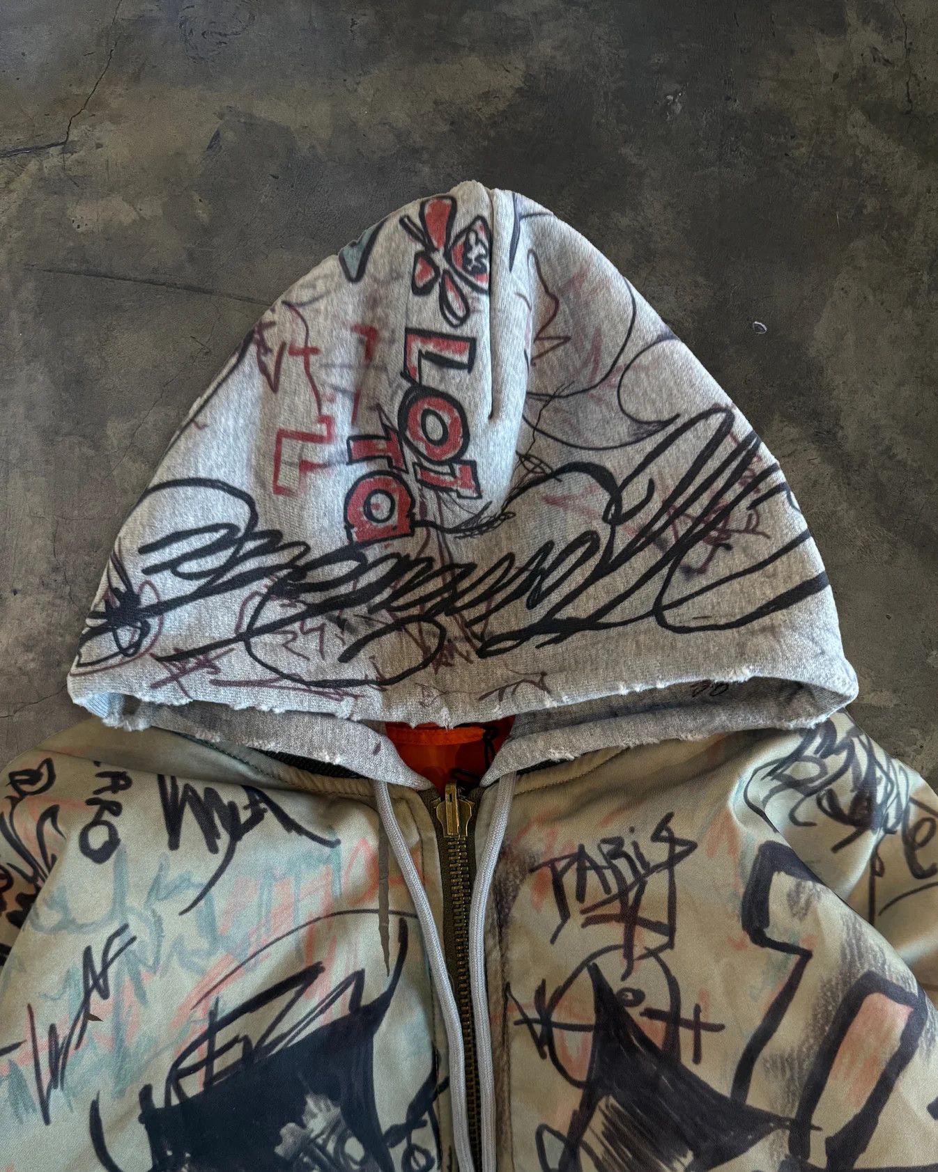 Mowalola MOWALOLA GRAFFITI REVERSIBLE BOMBER L Size US L / EU 52-54 / 3 - 2 Thumbnail