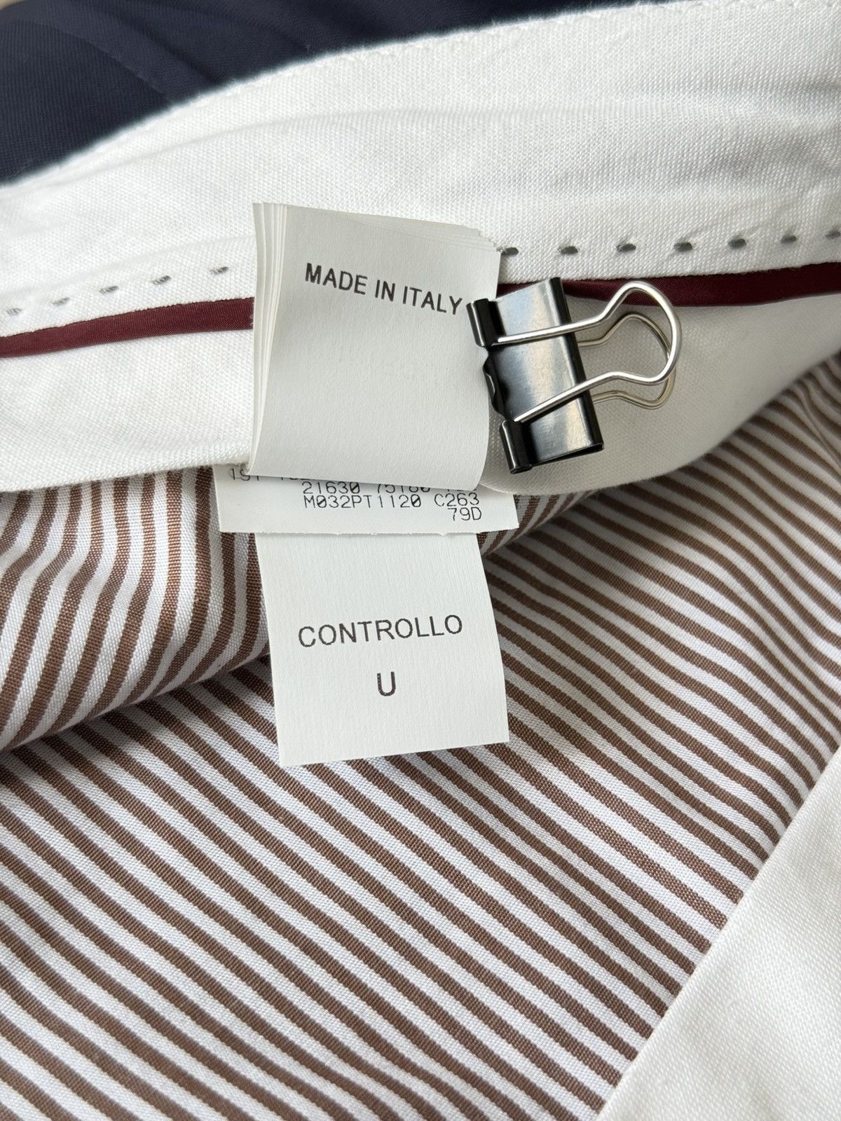 Brunello Cucinelli Brunello Cucinelli Wool Pleated Trousers Traditional Fit Size US 32 / EU 48 - 16 Thumbnail