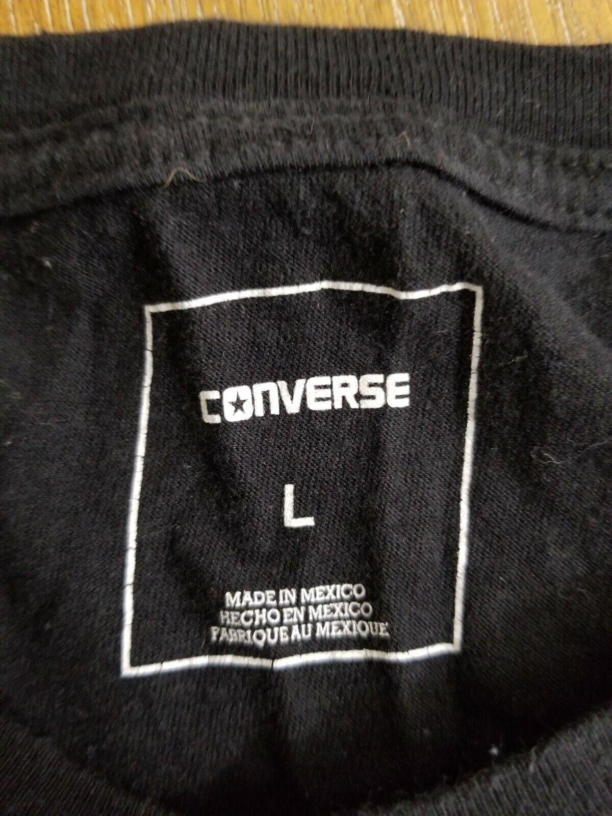 Converse Converse T Shirt Large Black Rock N Roll Trippy Size L / US 10 / IT 46 - 3 Thumbnail