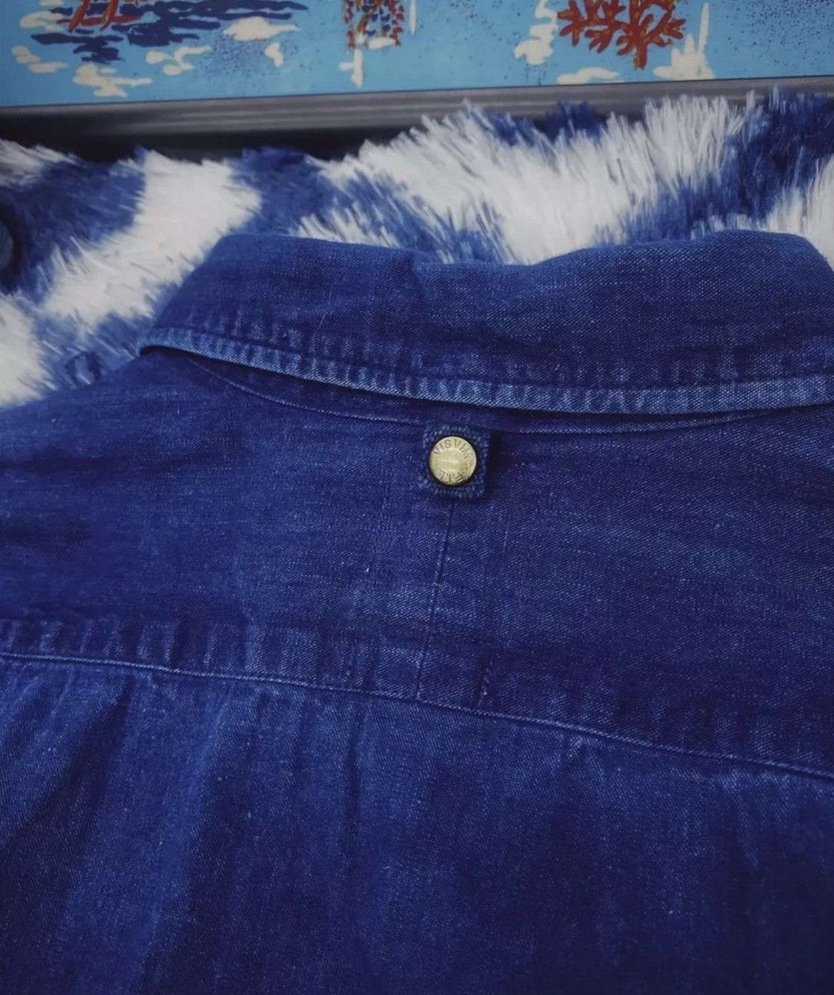 Visvim VisVim blue dye spiky shirt Size US M / EU 48-50 / 2 - 4 Thumbnail