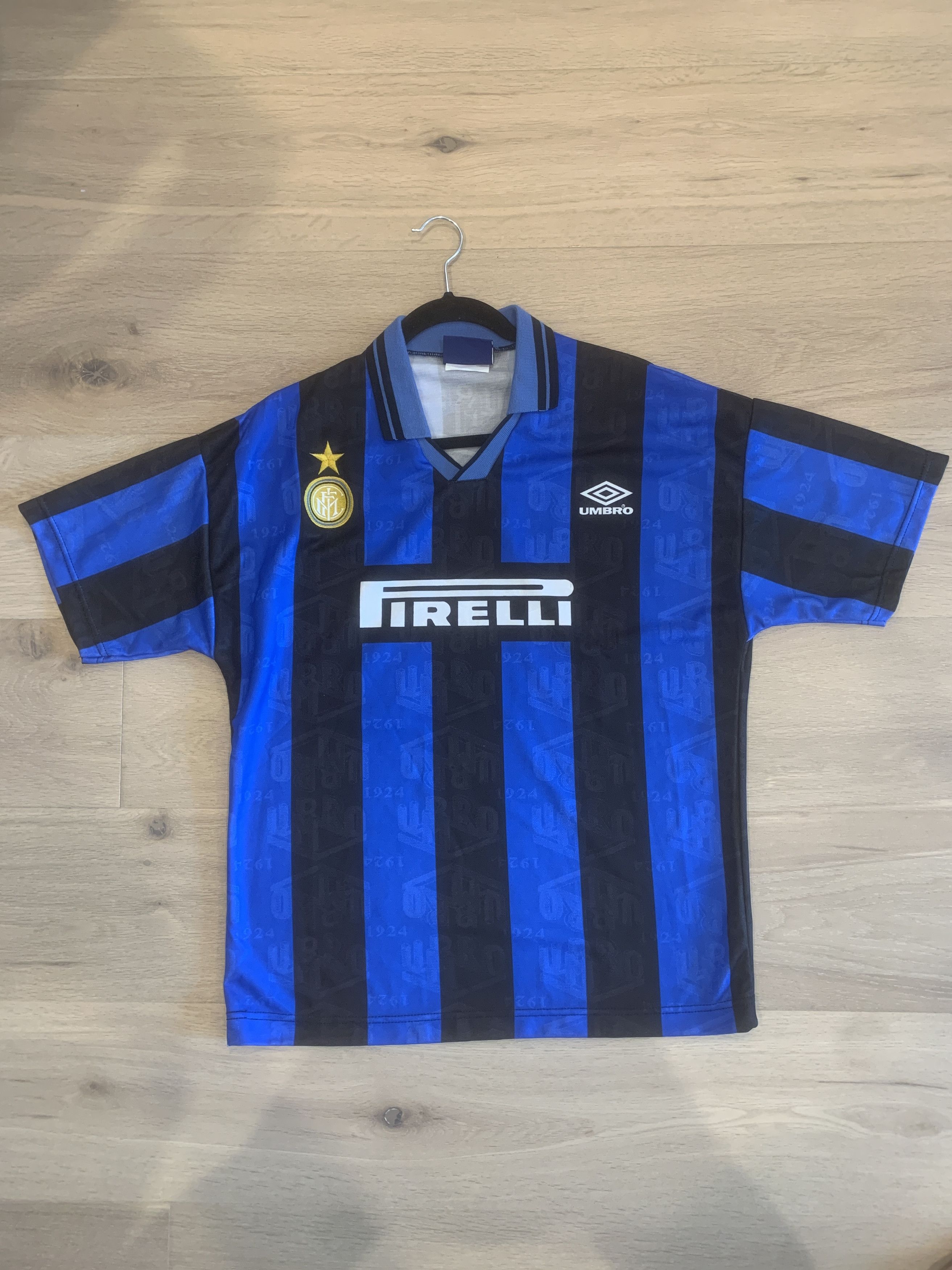 Umbro Vintage Inter Milan 1995/96 Home Kit Size US S / EU 44-46 / 1 - 1 Thumbnail