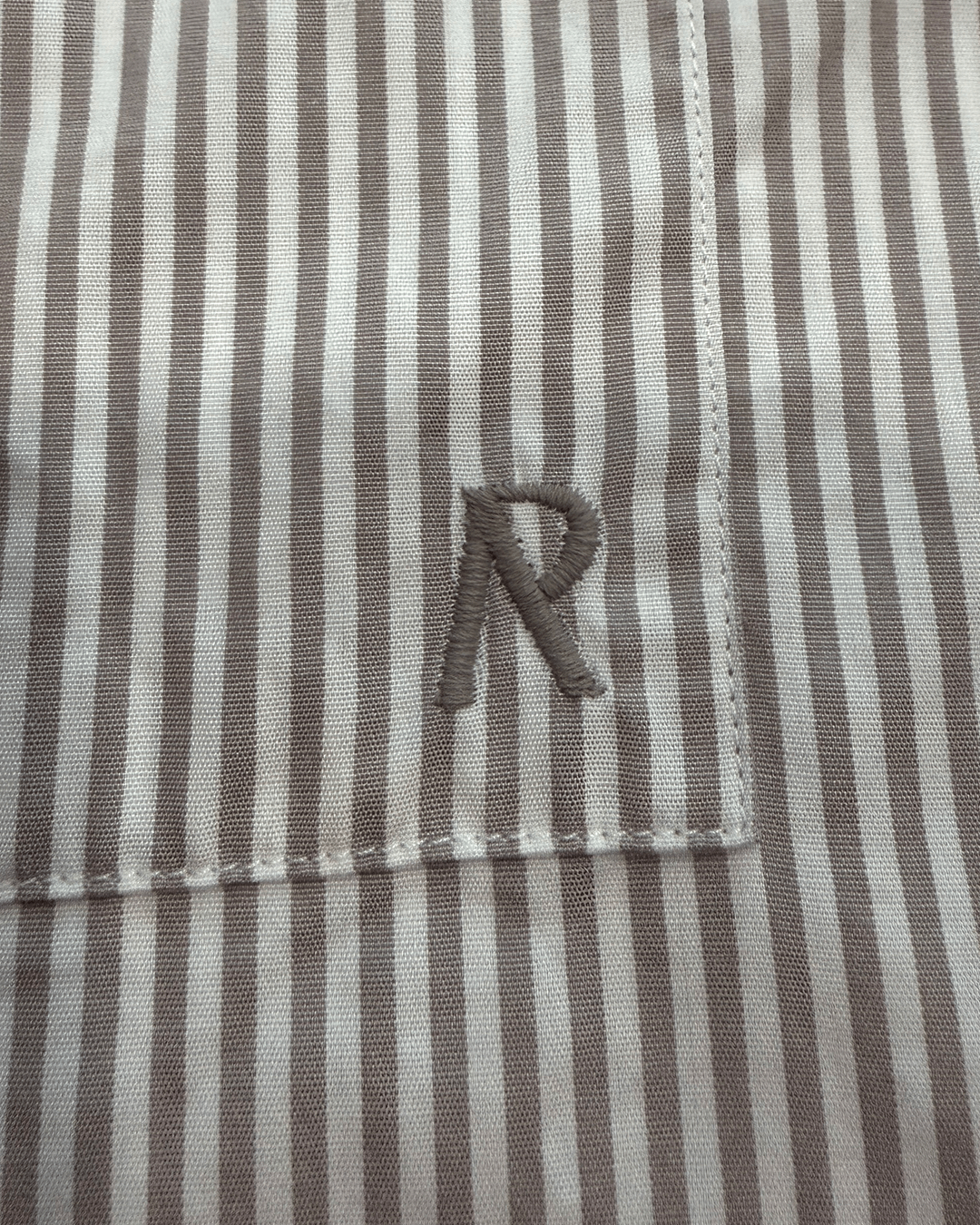 Represent Clo. Represent Short Sleeve Pinstripe Shirt Grey Size US XL / EU 56 / 4 - 5 Thumbnail