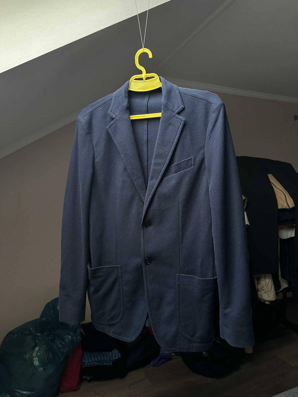 Boggi Boggi Milano 2 Button Cotton Blazer Mens Size 48 Size 38R - 2 Thumbnail