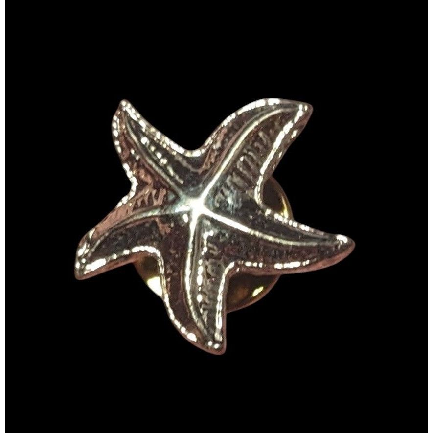 Other Mermaidcore Small Silver Tone Starfish Lapel Pin Size ONE SIZE - 1 Thumbnail