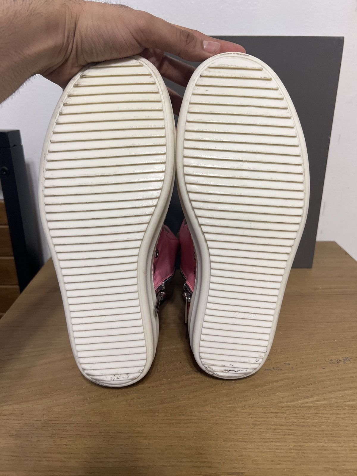 Rick Owens Rick owens mainline ramones pink og all Size US 9.5 / EU 42-43 - 7 Thumbnail