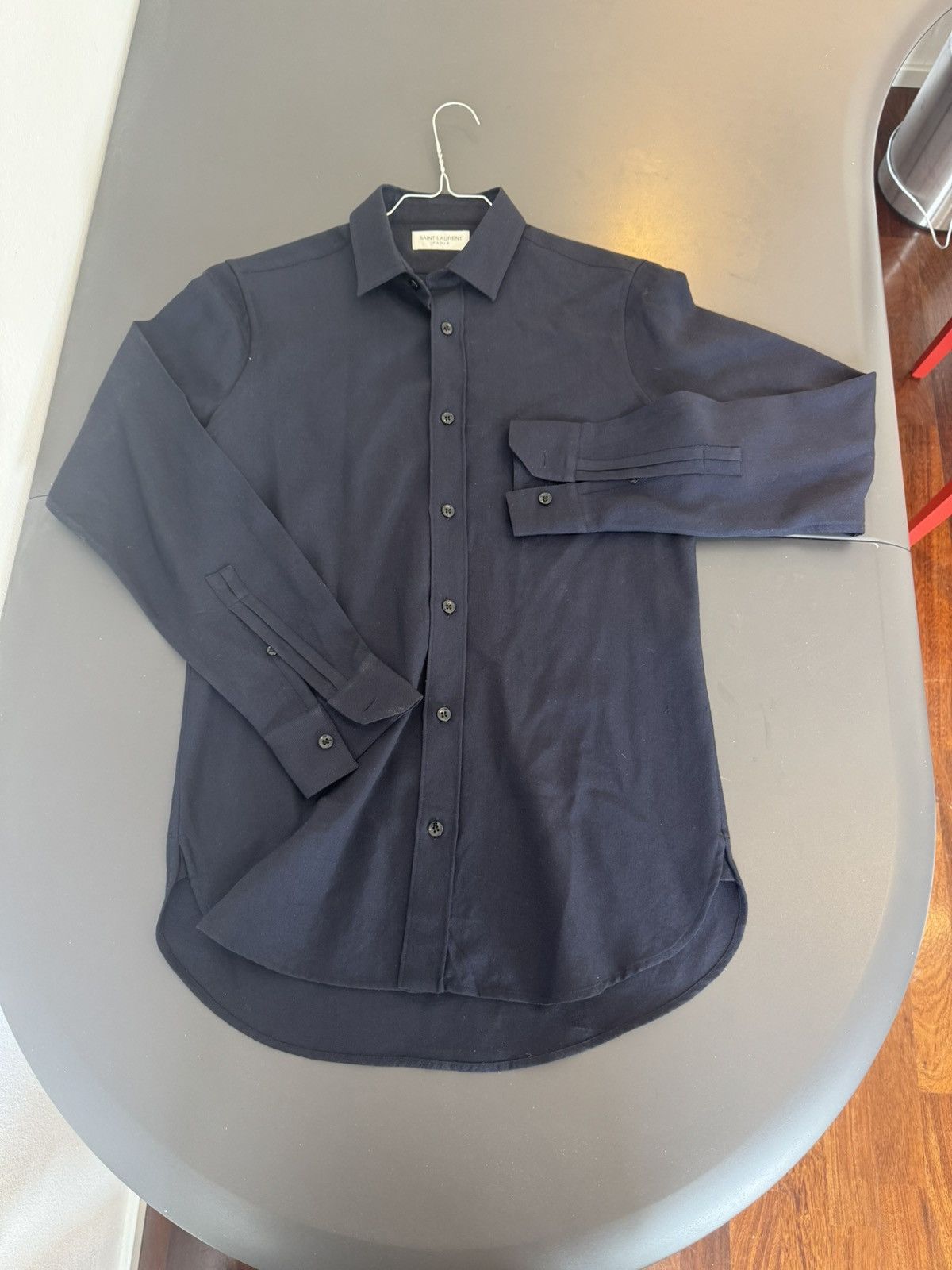 Saint Laurent Paris Camicia saint Laurent 100%lana Size US XXS / EU 40 - 4 Thumbnail