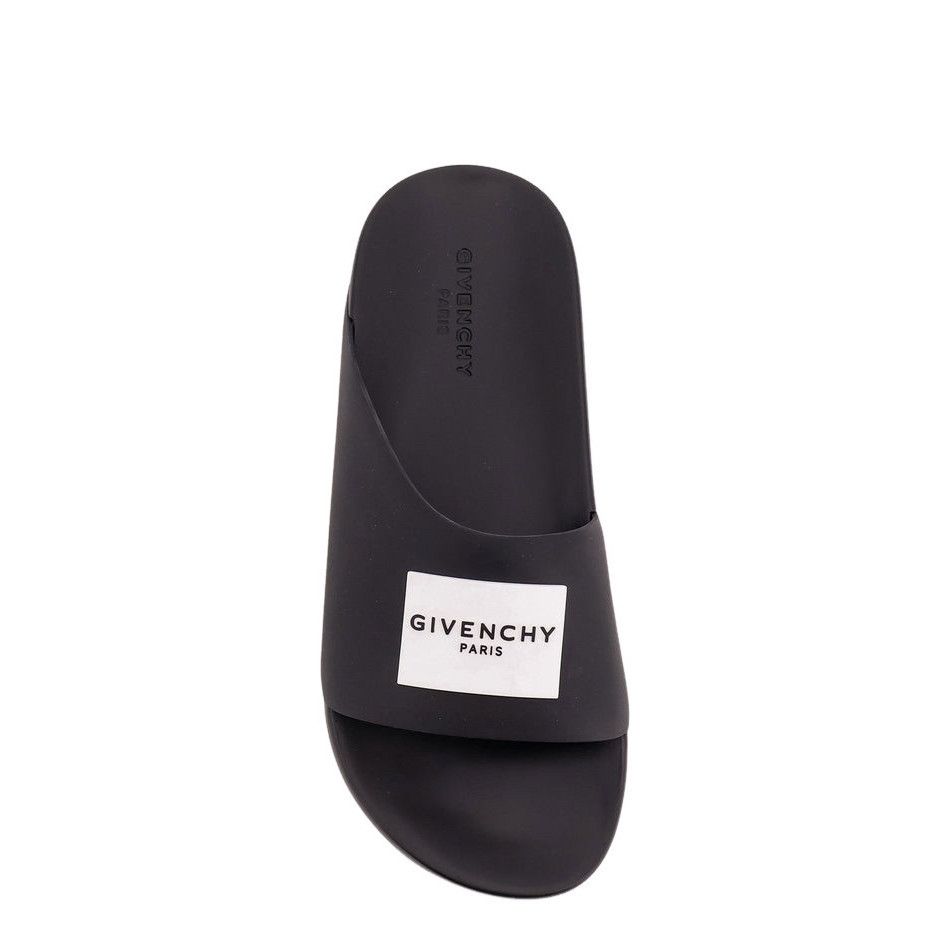 Givenchy GIVENCHY Black Rubber Slides New (Men's size:8;) Size US 8 / EU 41 - 5 Thumbnail