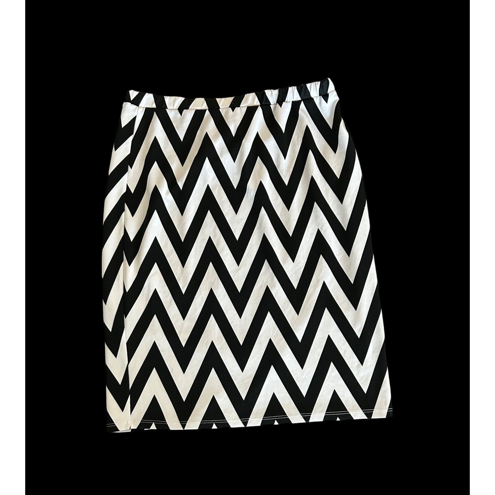 Other Inner Beauty Black and White Pencil Skirt Size 24" / US 00 / IT 34 - 1 Thumbnail