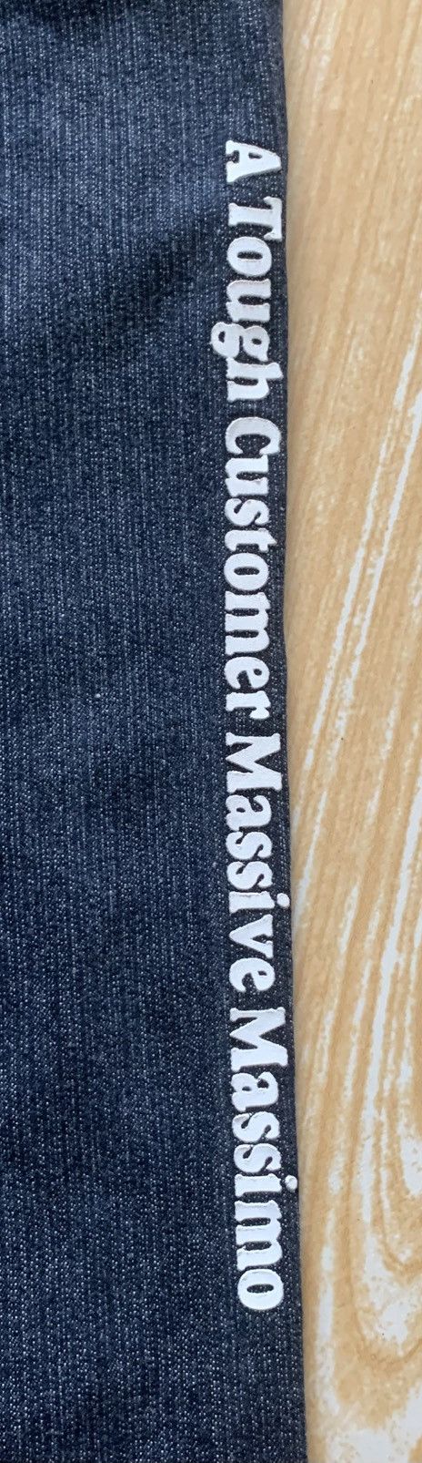 Massive Massive Massimo Blackhole HipHop Baggy Jeans Pants Size US 29 - 12 Thumbnail
