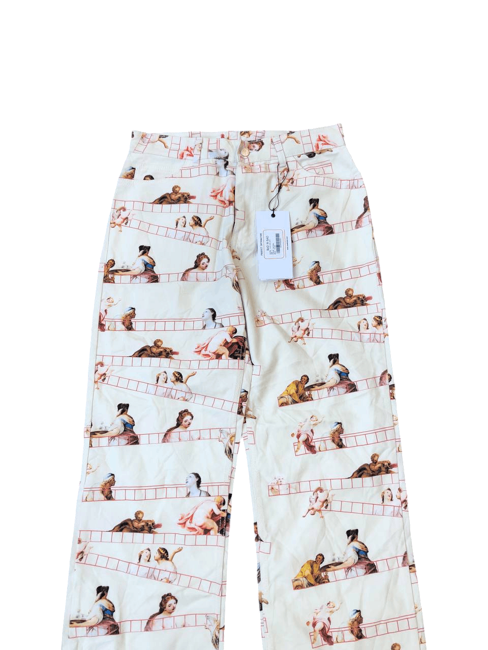 Other Bad In Bad Full Print Angels Pants Size US 31 - 2 Thumbnail