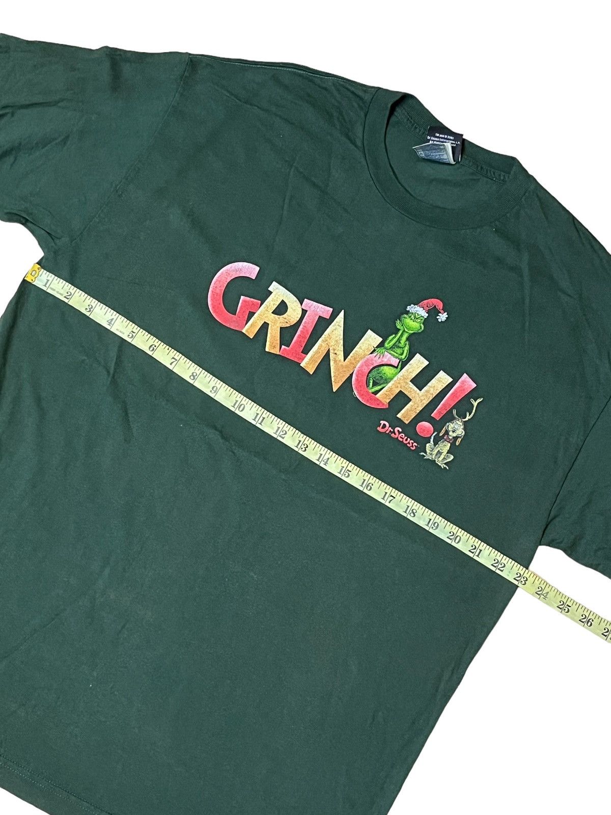Vintage VINTAGE 2001 THE GRINCH DR SEUSS “JIM CARREY” TEE SHIRT Size US XL / EU 56 / 4 - 6 Thumbnail