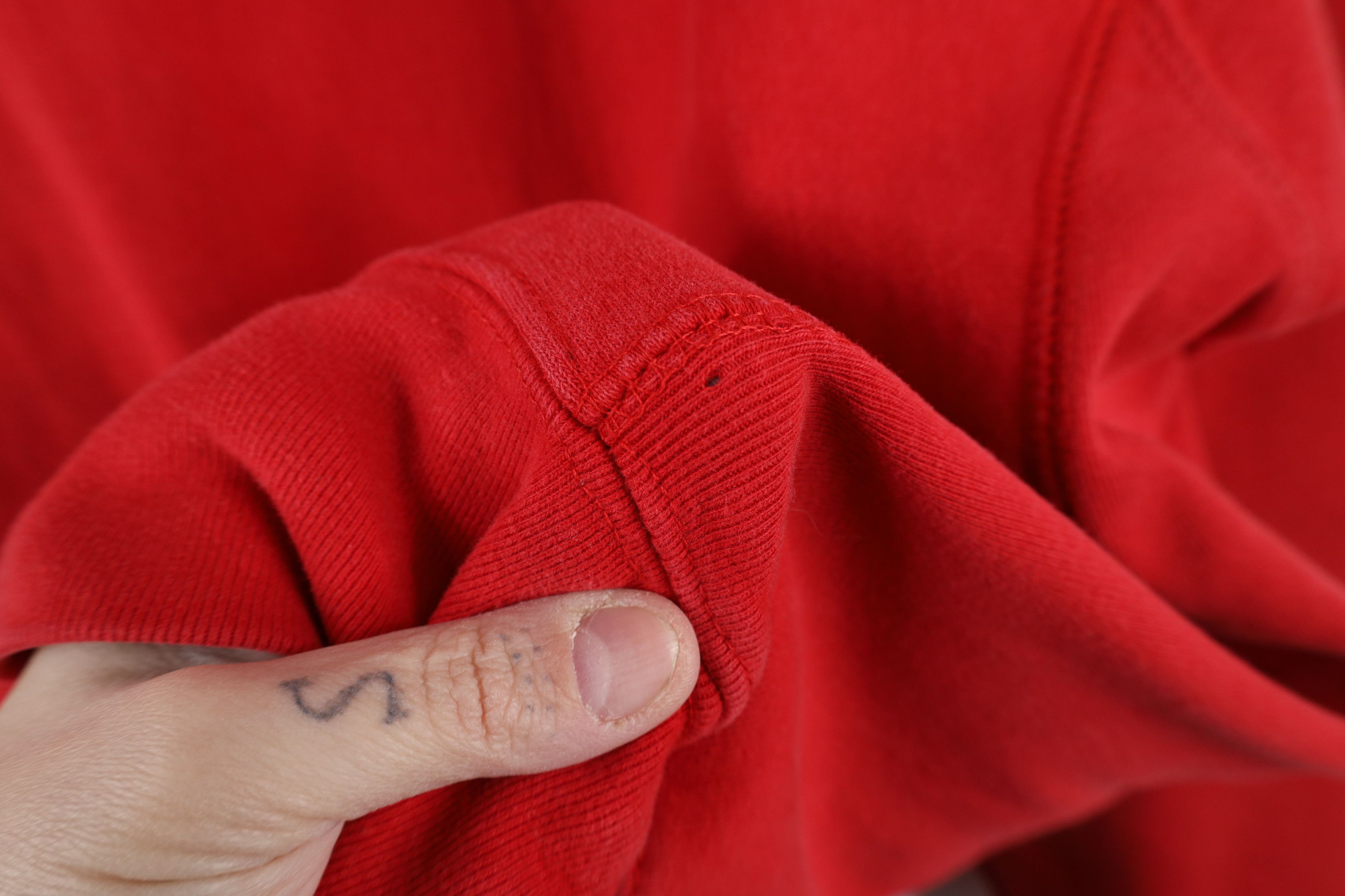 Vintage Vintage 90s Heavyweight Ohio State University Sweatshirt Red Size US XL / EU 56 / 4 - 9 Thumbnail