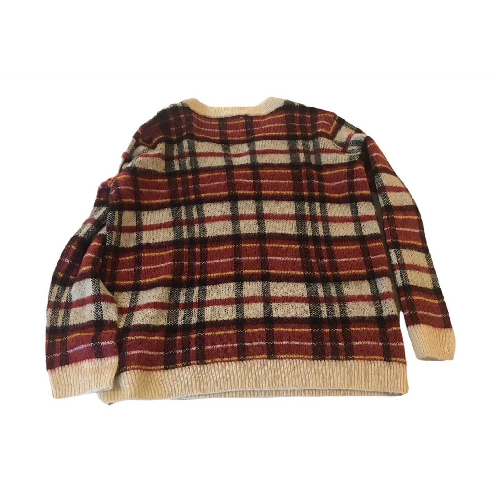 St. Johns Bay Vintage Plaid Fuzzy Sweater St. Johns Bay Large Size US L / EU 52-54 / 3 - 5 Thumbnail