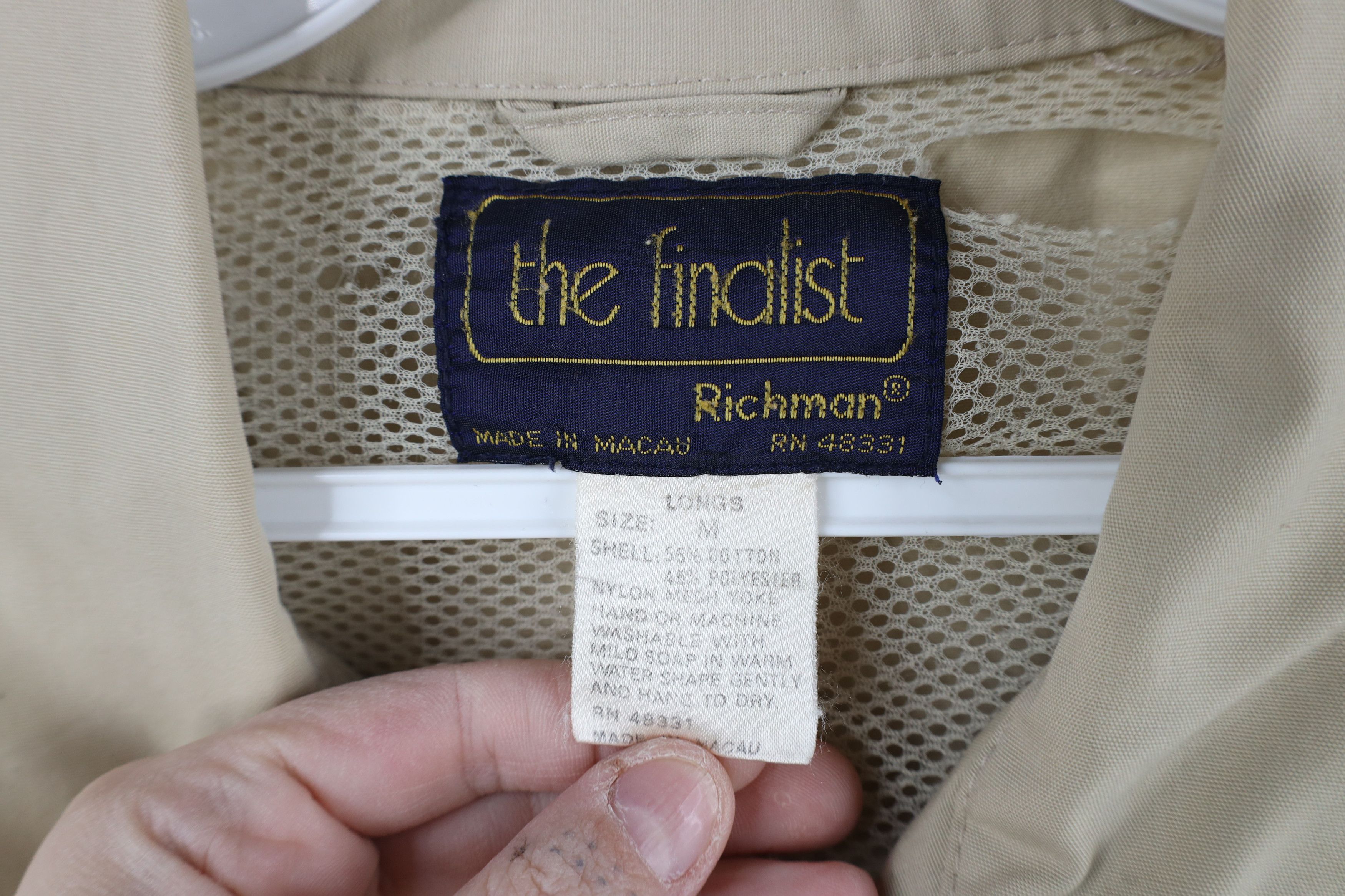 Vintage Vintage 70s Streetwear Zip Cafe Racer Bomber Jacket Beige Size US M / EU 48-50 / 2 - 9 Thumbnail