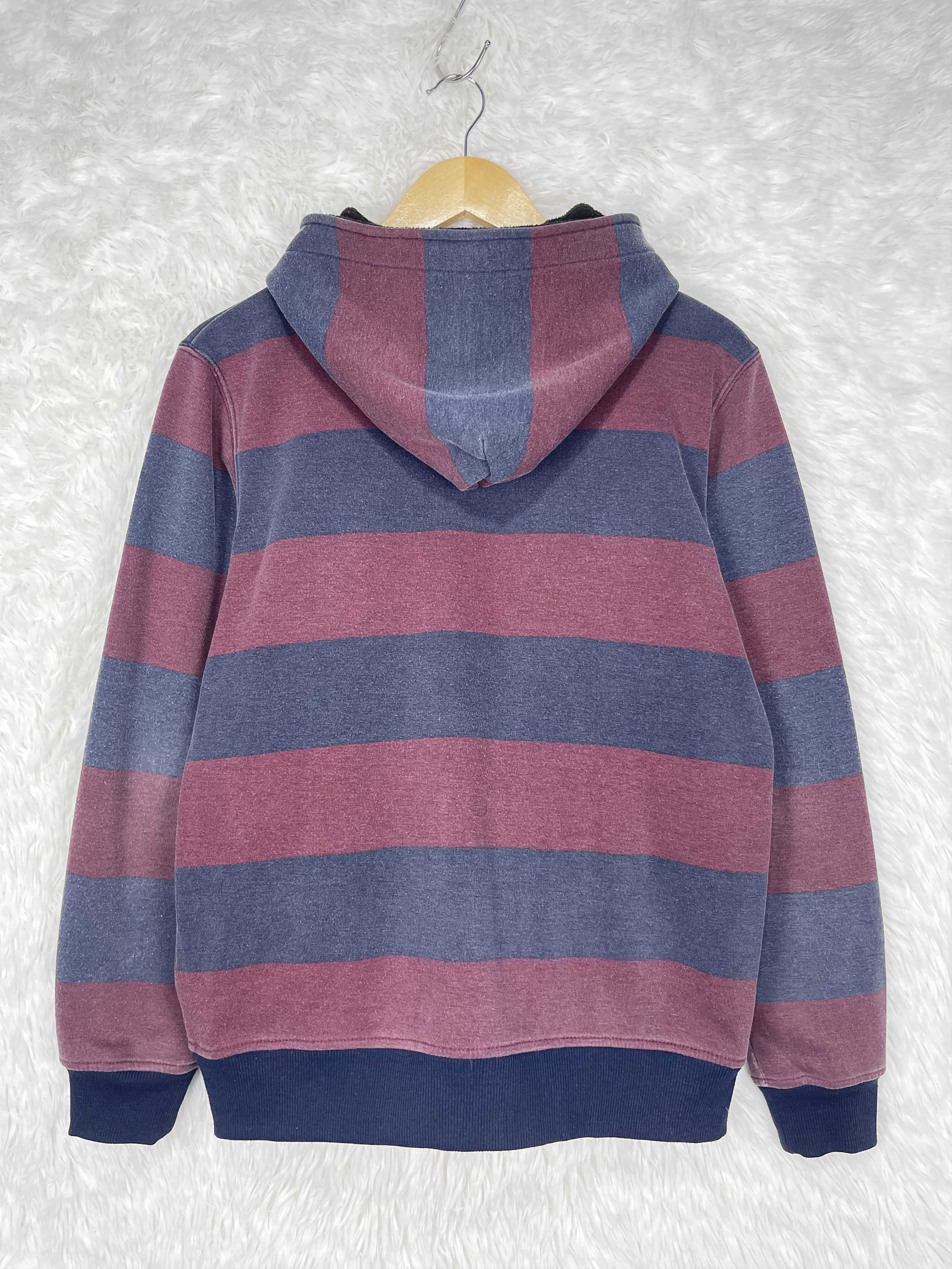 Japanese Brand Vintage Moco Moco Back Number Striped Sweatshirt AS0031 Size US M / EU 48-50 / 2 - 2 Thumbnail