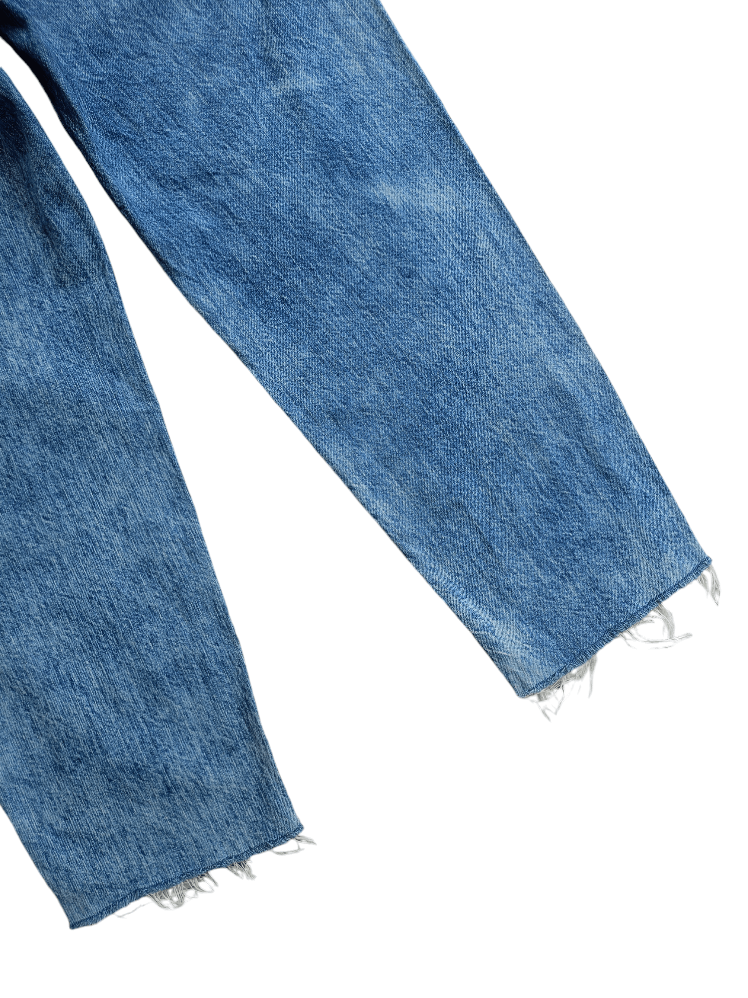 Uniqlo × Vintage UNIQLO Cropped Relaxed Tapered Distressed Denim Size 26" / US 2 / IT 38 - 23 Thumbnail