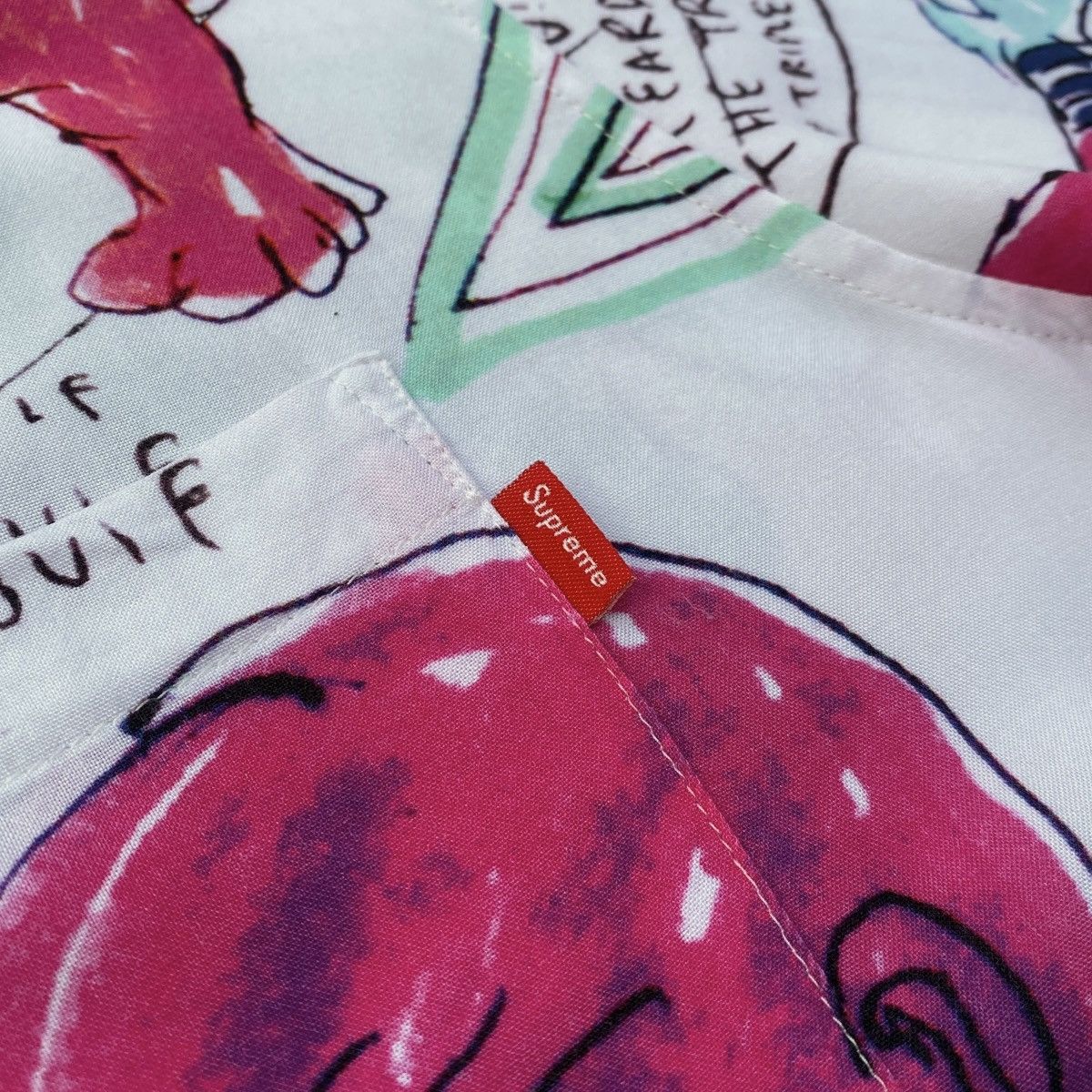 Supreme RARE Supreme SS20 Daniel Johnston Rayon S/S Buttondown Shirt Size US M / EU 48-50 / 2 - 7 Thumbnail