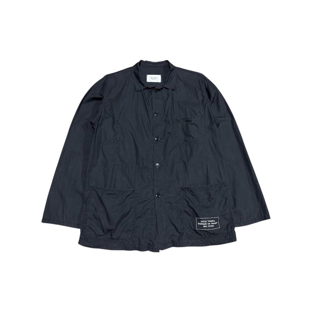 Issey Miyake 🔥Vintage Zucca Travali French Chore Jacket Shirt Size US L / EU 52-54 / 3 - 1 Thumbnail