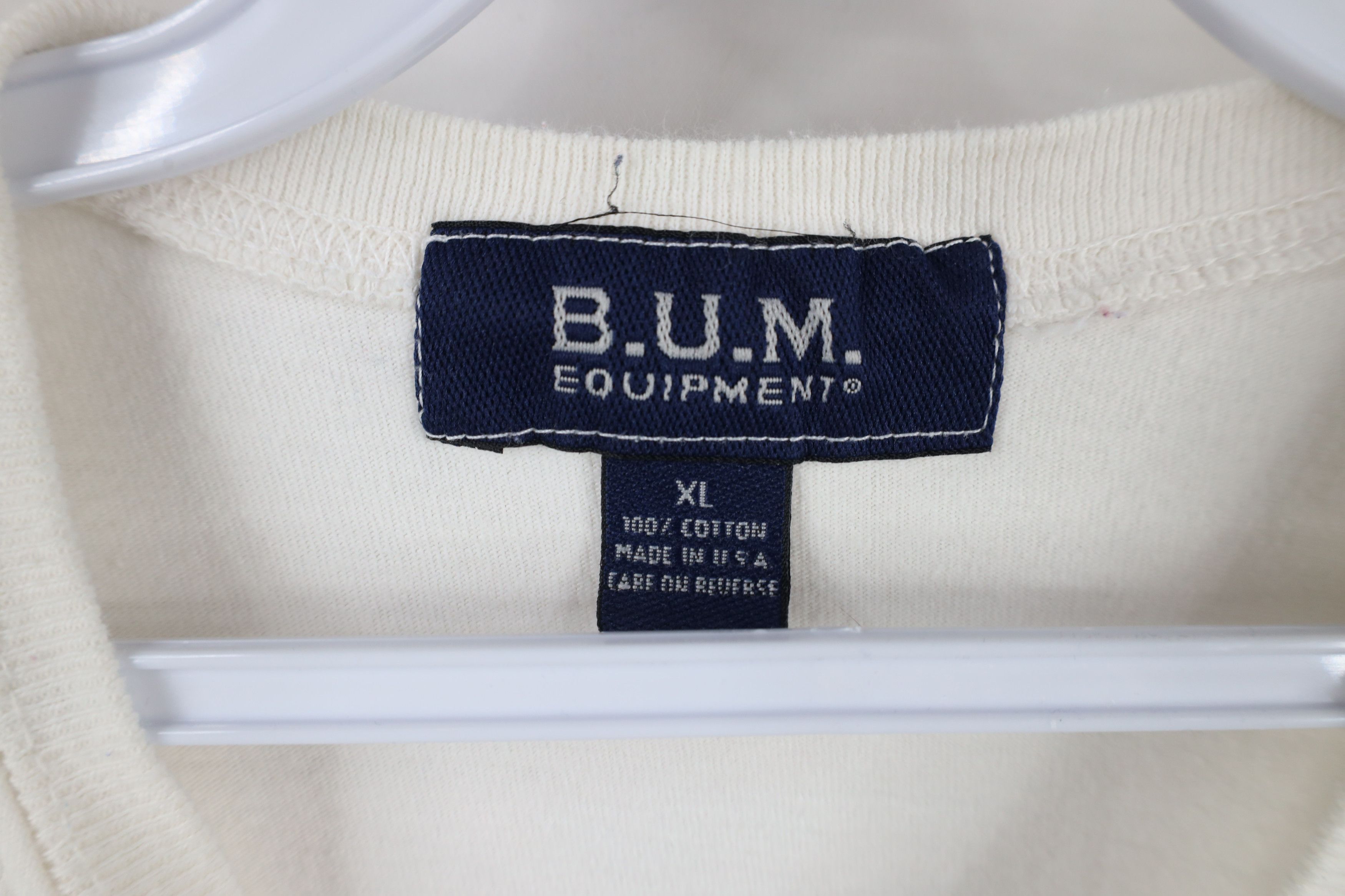 Vintage Vintage 90s Bum Equipment Spell Out Long Sleeve T-Shirt USA Size US XL / EU 56 / 4 - 7 Thumbnail