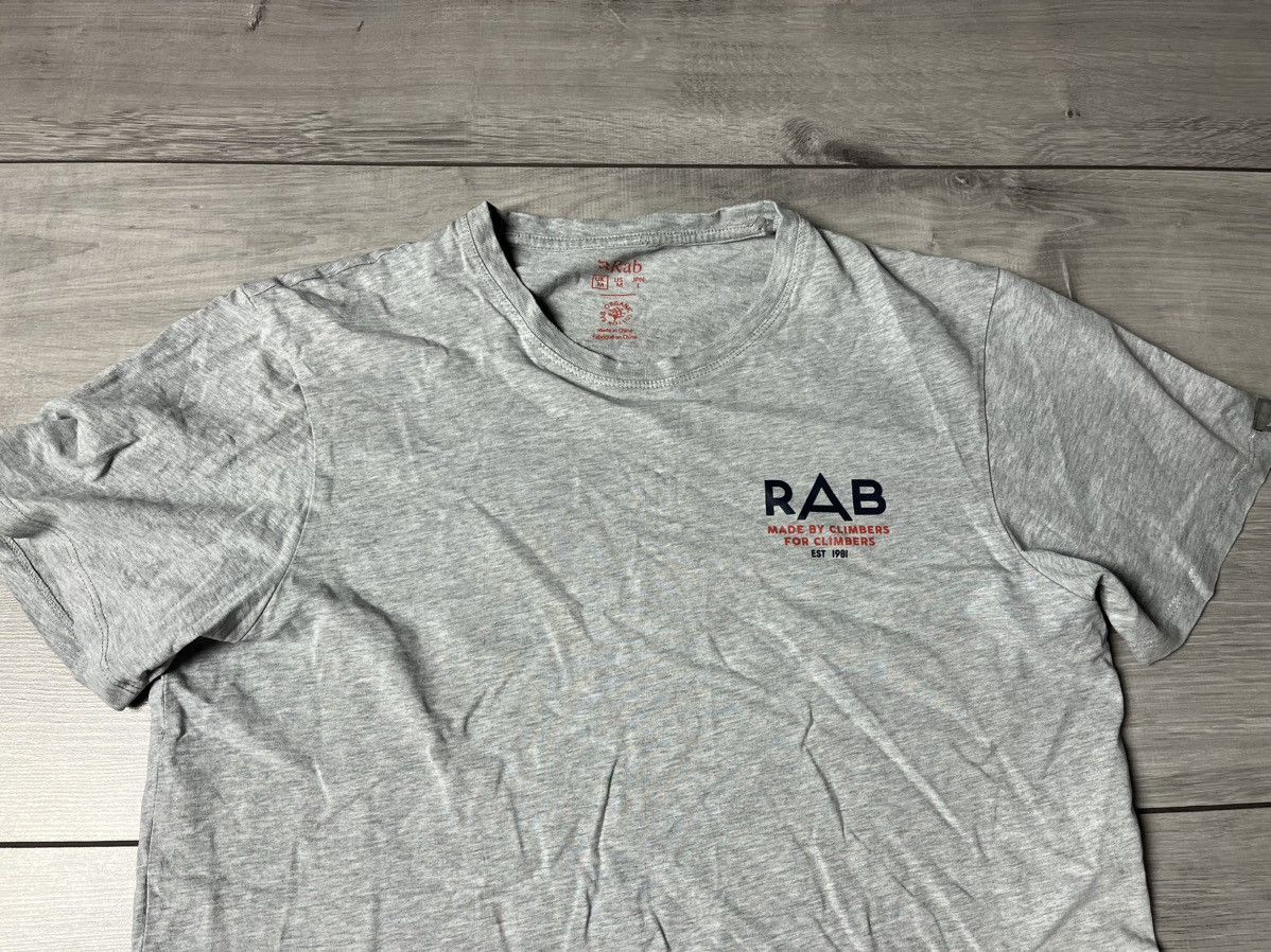Rab Rab made by climbers Tshirt reverse size Medium Size US M / EU 48-50 / 2 - 3 Thumbnail