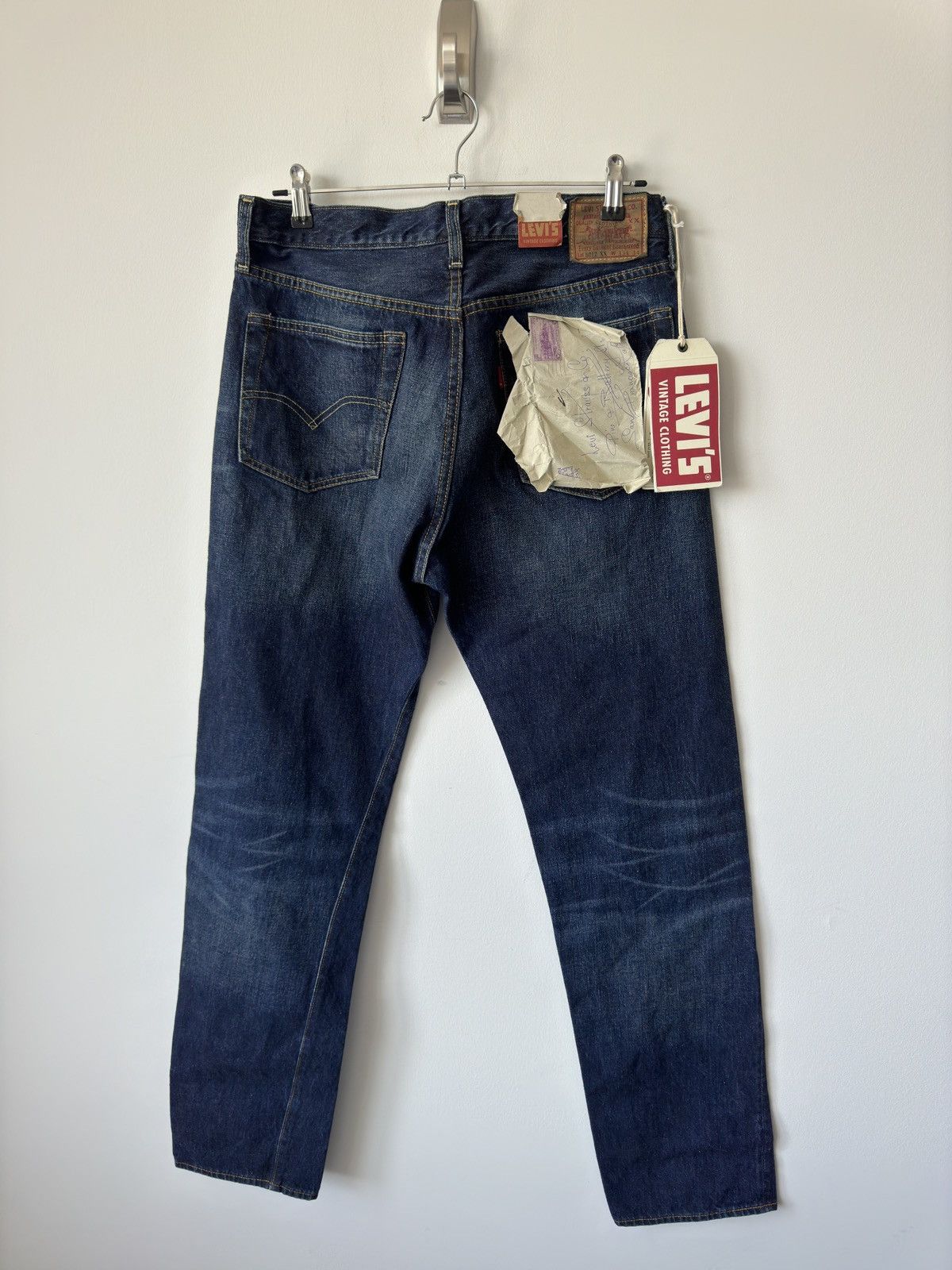 Levi's Vintage Clothing Levi Vintage 501z letter stitched on back pocket. Size US 34 / EU 50 - 4 Thumbnail