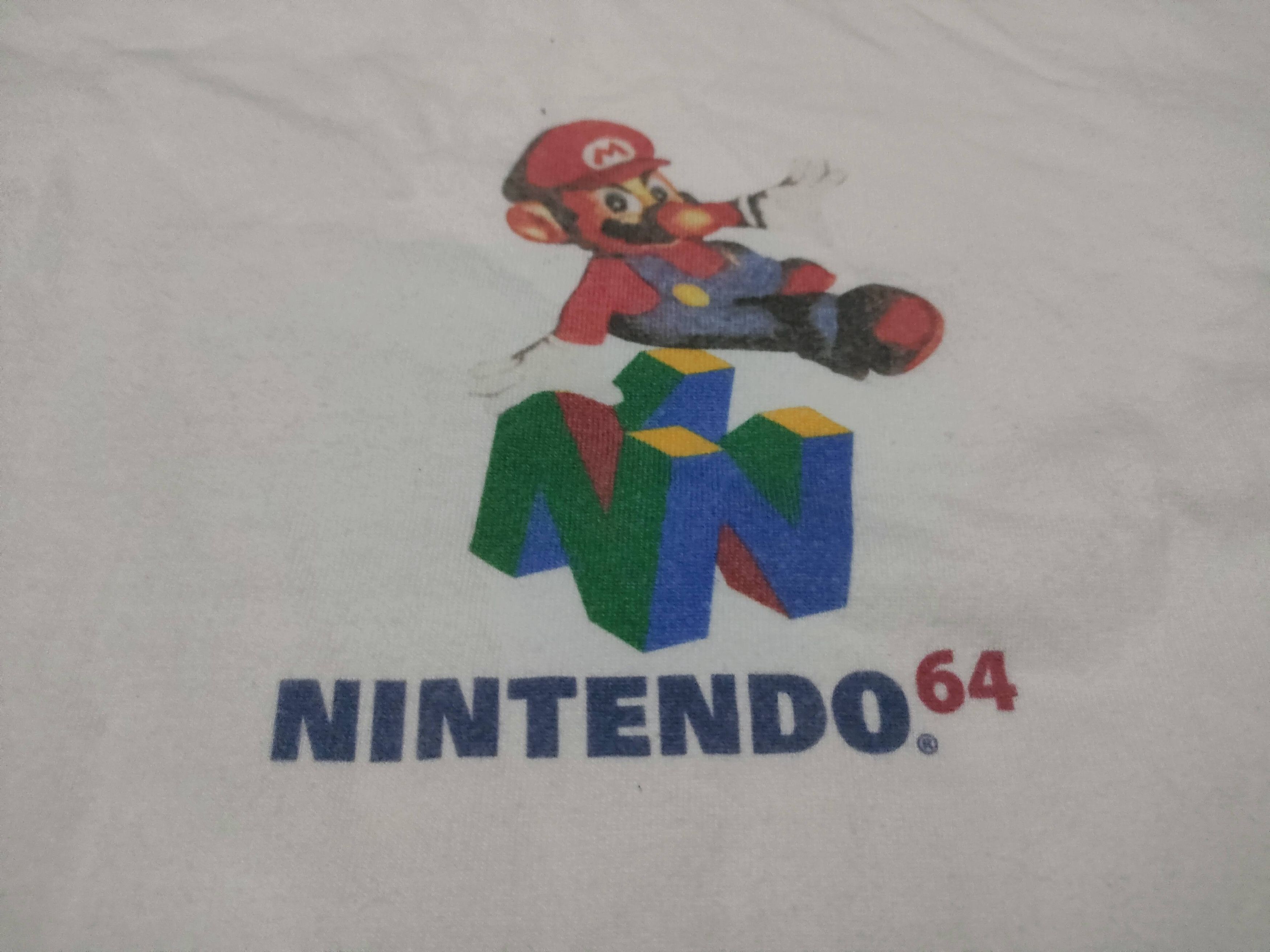 Nintendo × Vintage Vintage 90's Nitendo 64 Super Mario Video Game Movie Size US XL / EU 56 / 4 - 4 Thumbnail