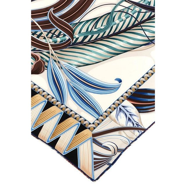 Salvatore Ferragamo FERRAGAMO Multicolor Silk Scarf New & Authentic Size ONE SIZE - 2 Thumbnail