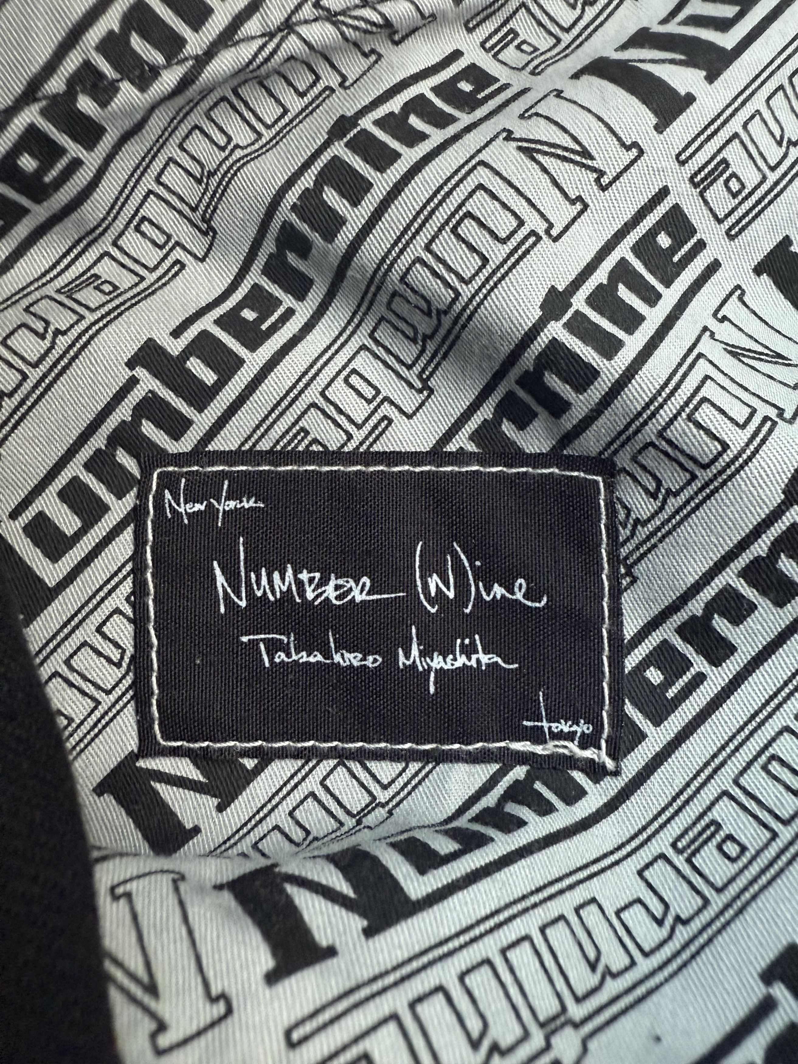 Number (N)ine AW04 "Give Peace A Chance" Patchwork Denim Size US 32 / EU 48 - 7 Thumbnail