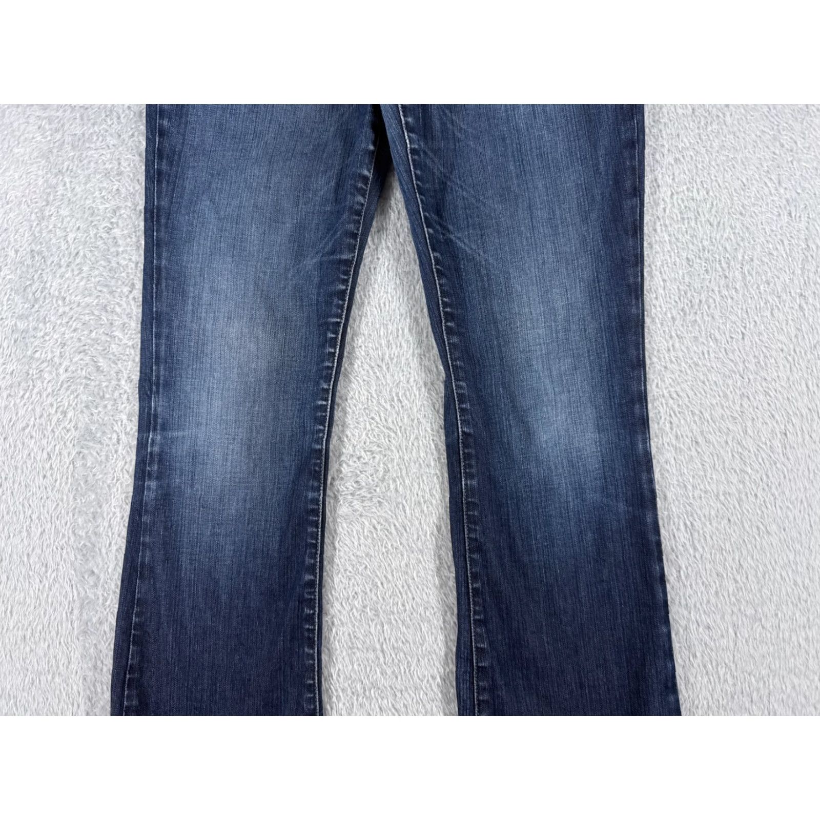 Vintage Joe's Jeans Jeans Women Bootcut Blue Denim 28 33in Low Rise Regular 5-Pocket Distressed Cotton Size 28" / US 6 / IT 42 - 3 Thumbnail