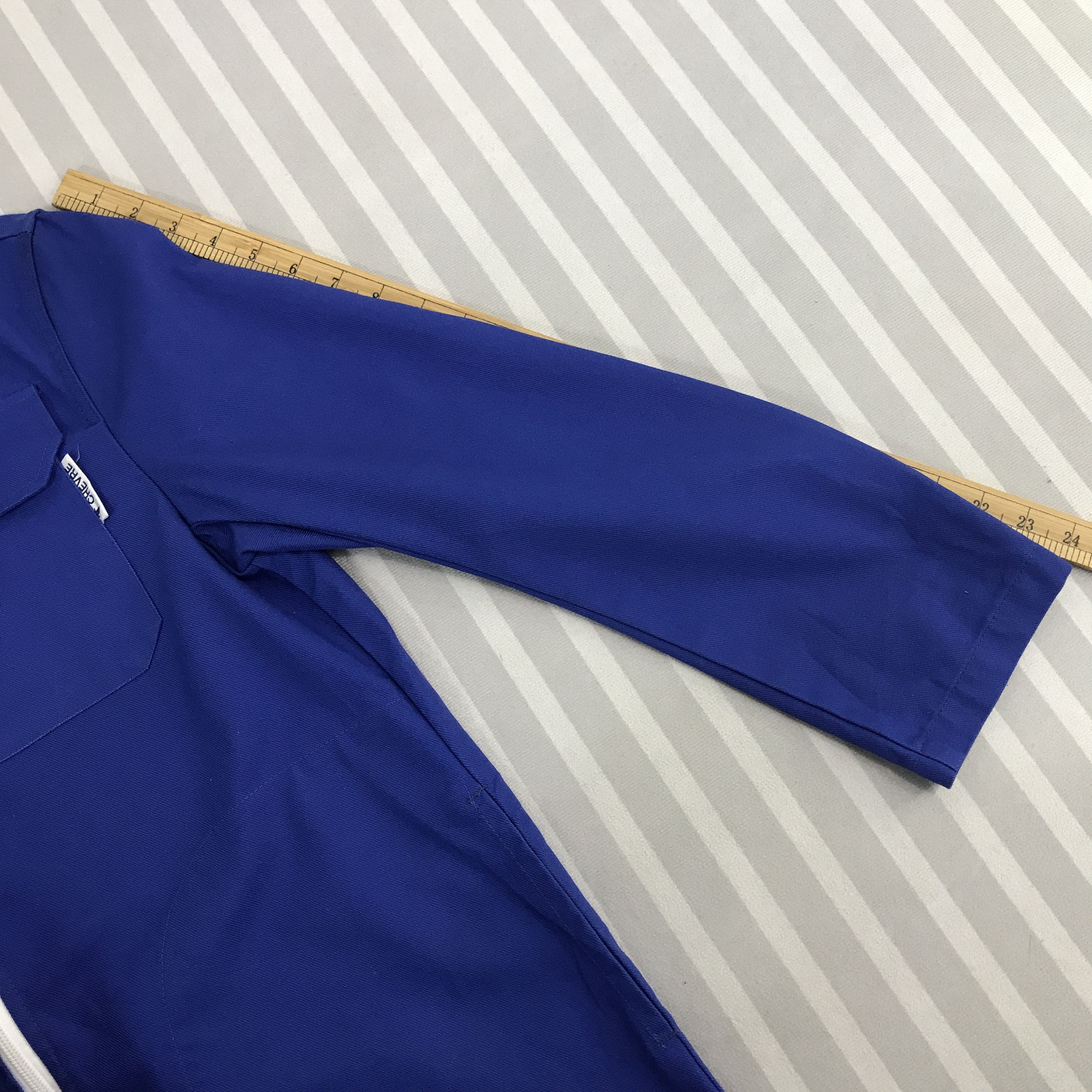 Japanese Brand × Vintage Vintage Chevre Cotton blue hoodie zipper Jacket Size US L / EU 52-54 / 3 - 6 Thumbnail