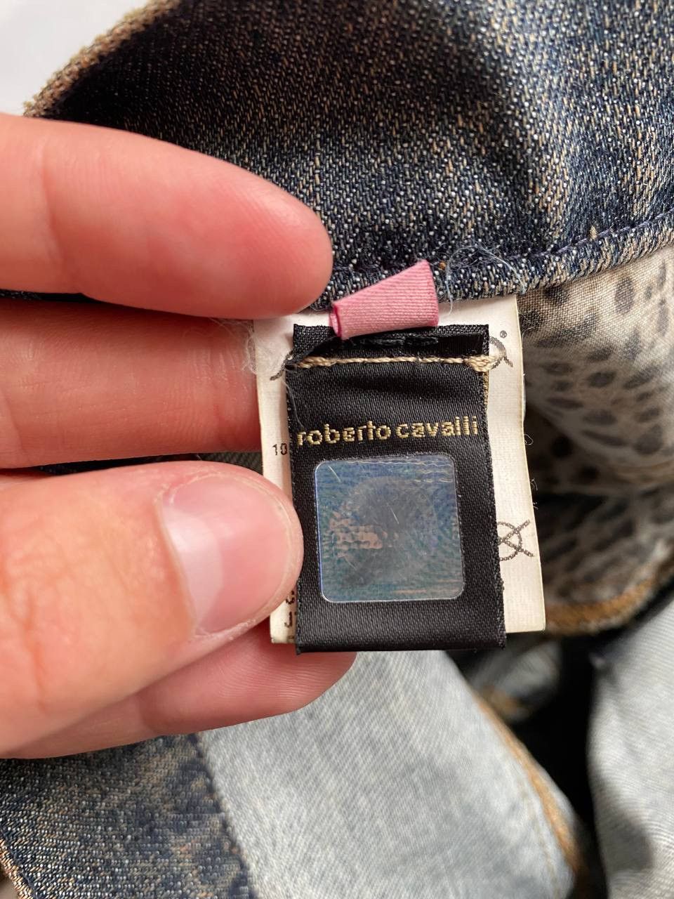 Designer × Roberto Cavalli × Vintage Roberto Cavalli Angels Women’s Y2K brand new Denim Jeans Size 28" / US 6 / IT 42 - 25 Thumbnail