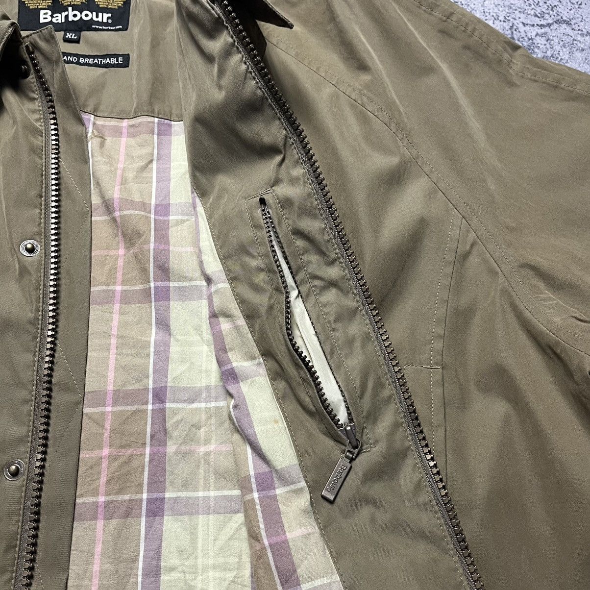 Barbour Vintage Barbour Coat Waterproof Jacket Streetwear Y2K Size US XL / EU 56 / 4 - 13 Thumbnail