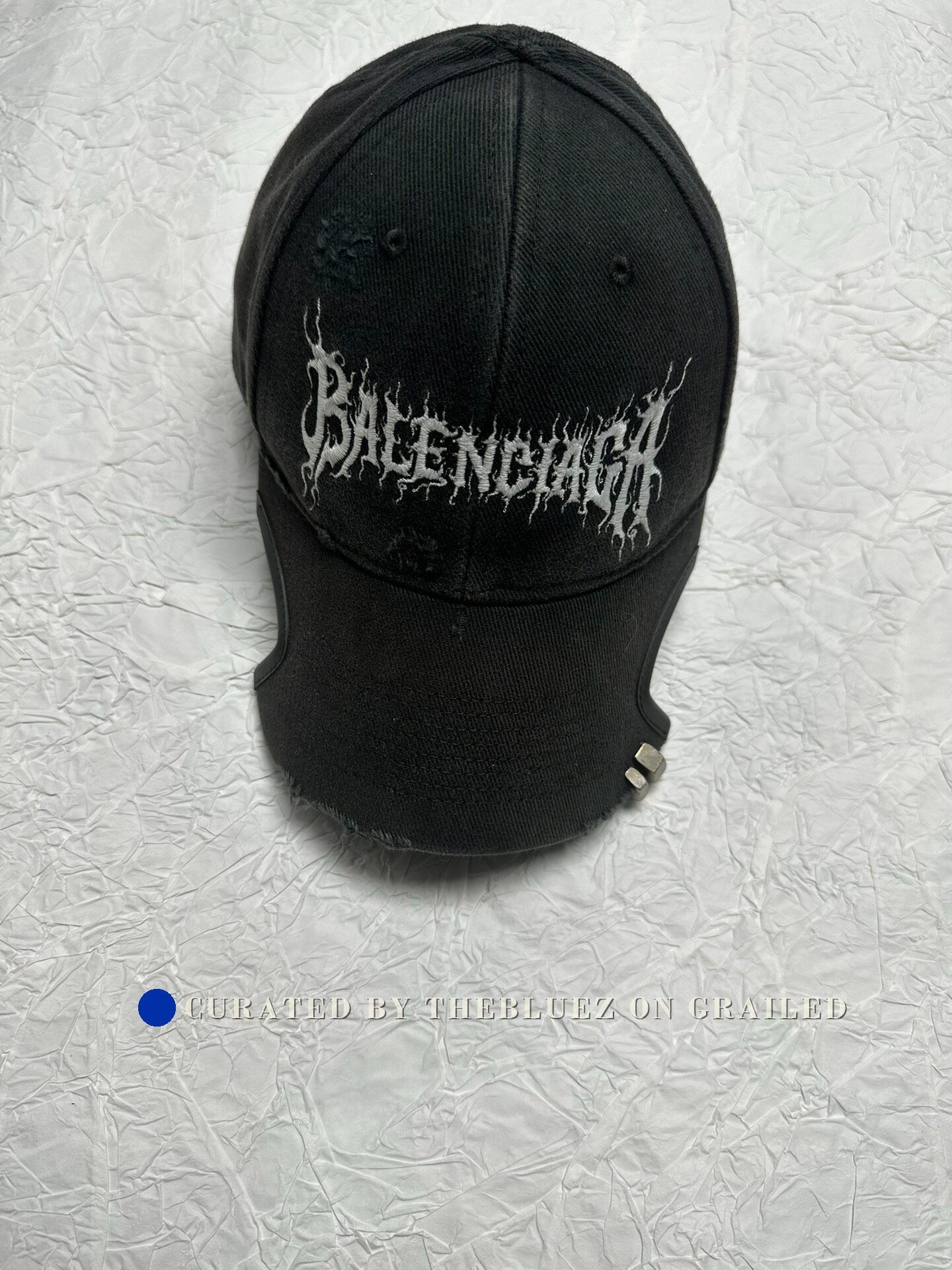Balenciaga × Gap × Yeezy Yeezy Gap Flame Cap Black | Grailed