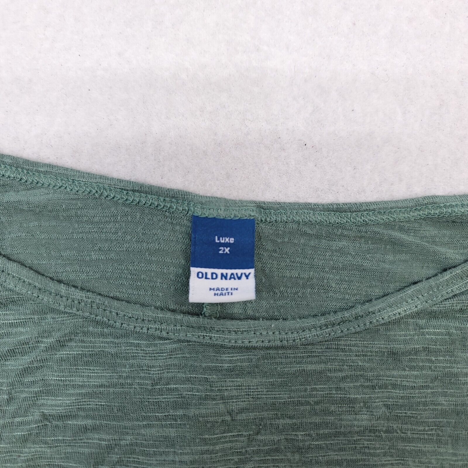 Old Navy Old Navy Pullover T Shirt Womens Size 2X Green Crop Top Size XXL / US 16-18 / IT 52-54 - 3 Thumbnail