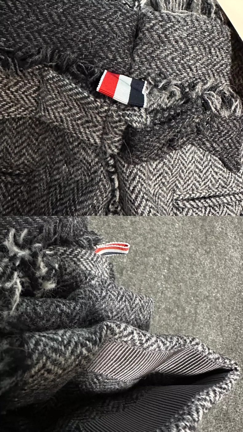 Thom Browne Thom Browne size0 Patchwork woolen men's trousers Size 36R - 4 Thumbnail