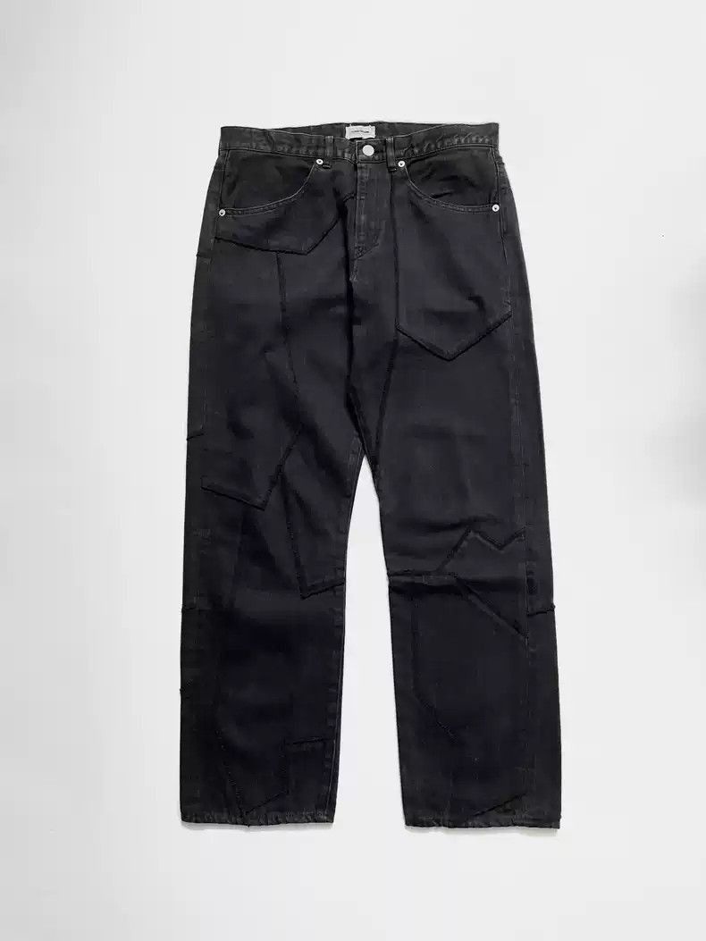 Undercover Undercover patchwork cut straight leg jeans Size US 34 / EU 50 - 1 Thumbnail