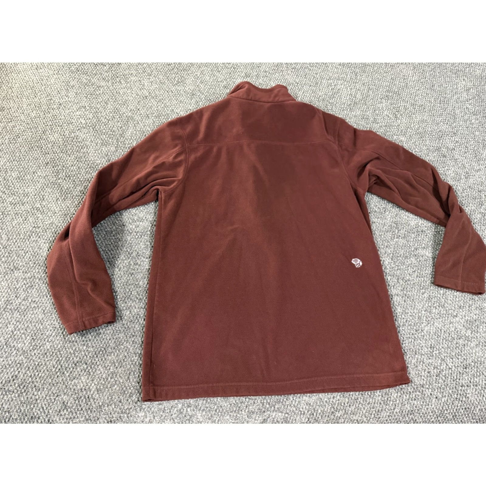 Mountain Hardwear Mountain Hardwear Fleece Pullover Mens XL Brown 1/4 Zip Outdoor Hiking Sweatshirt Regular Size Type Zipper Pockets Mock Neck Logo Size US XL / EU 56 / 4 - 7 Thumbnail