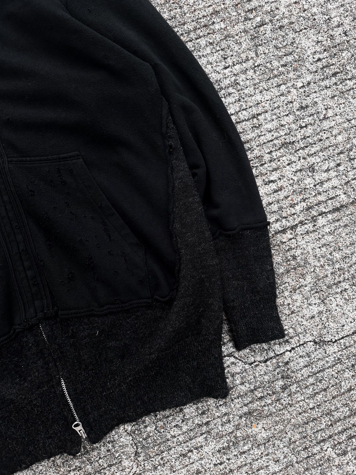 Undercover Undercover AW04 Reconstructed Damaged Hoodie Parka Size US M / EU 48-50 / 2 - 10 Thumbnail
