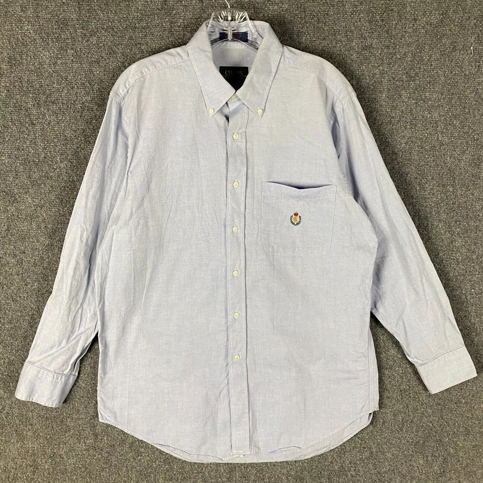 Chaps Chaps Ralph Lauren Button Down Shirt Men's 16 32/33 Cotton Size US M / EU 48-50 / 2 - 1 Thumbnail
