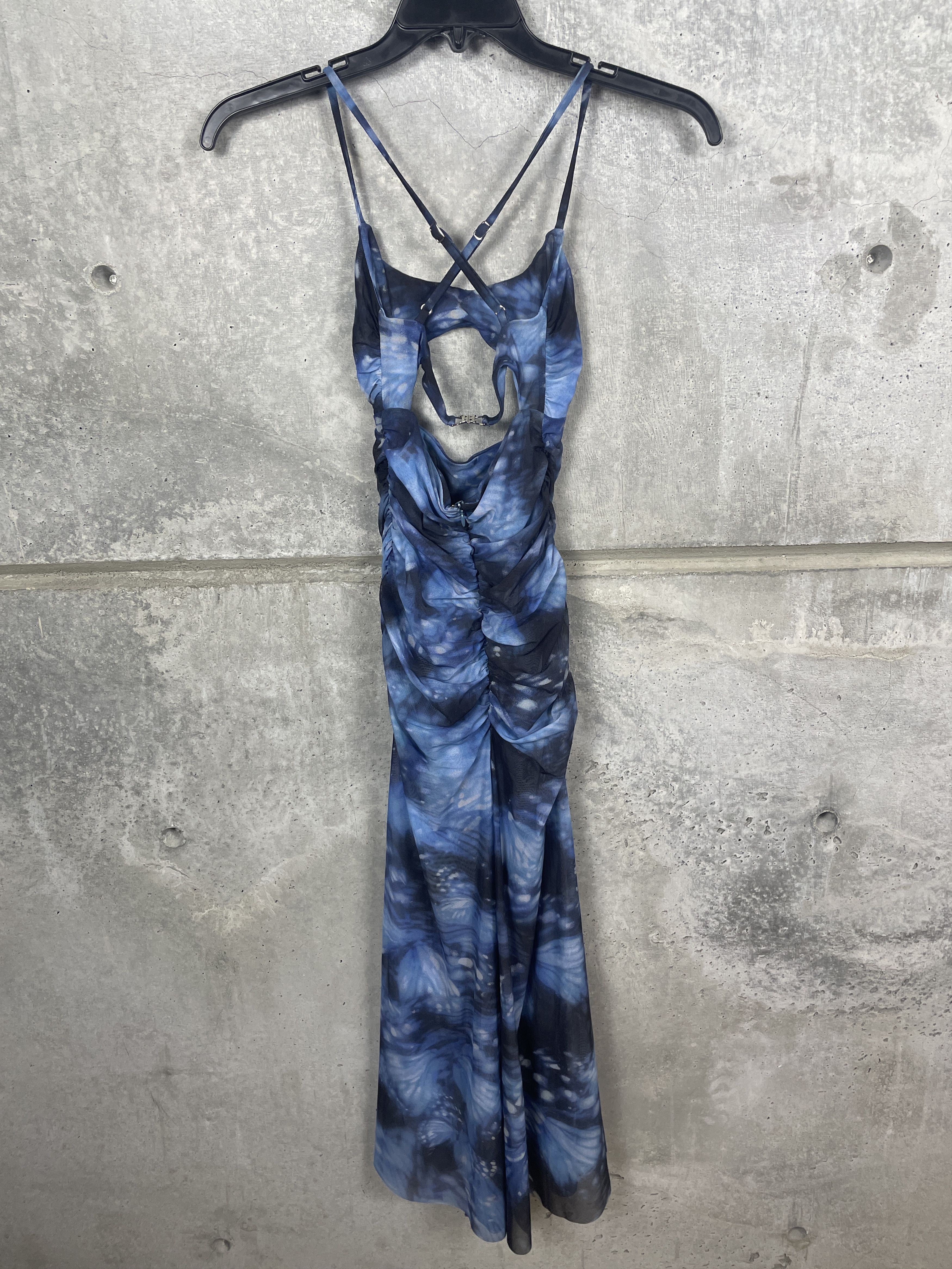 Misbhv $505 MISBHV Blue Butterfly Midi Dress Size S / US 4 / IT 40 - 5 Thumbnail