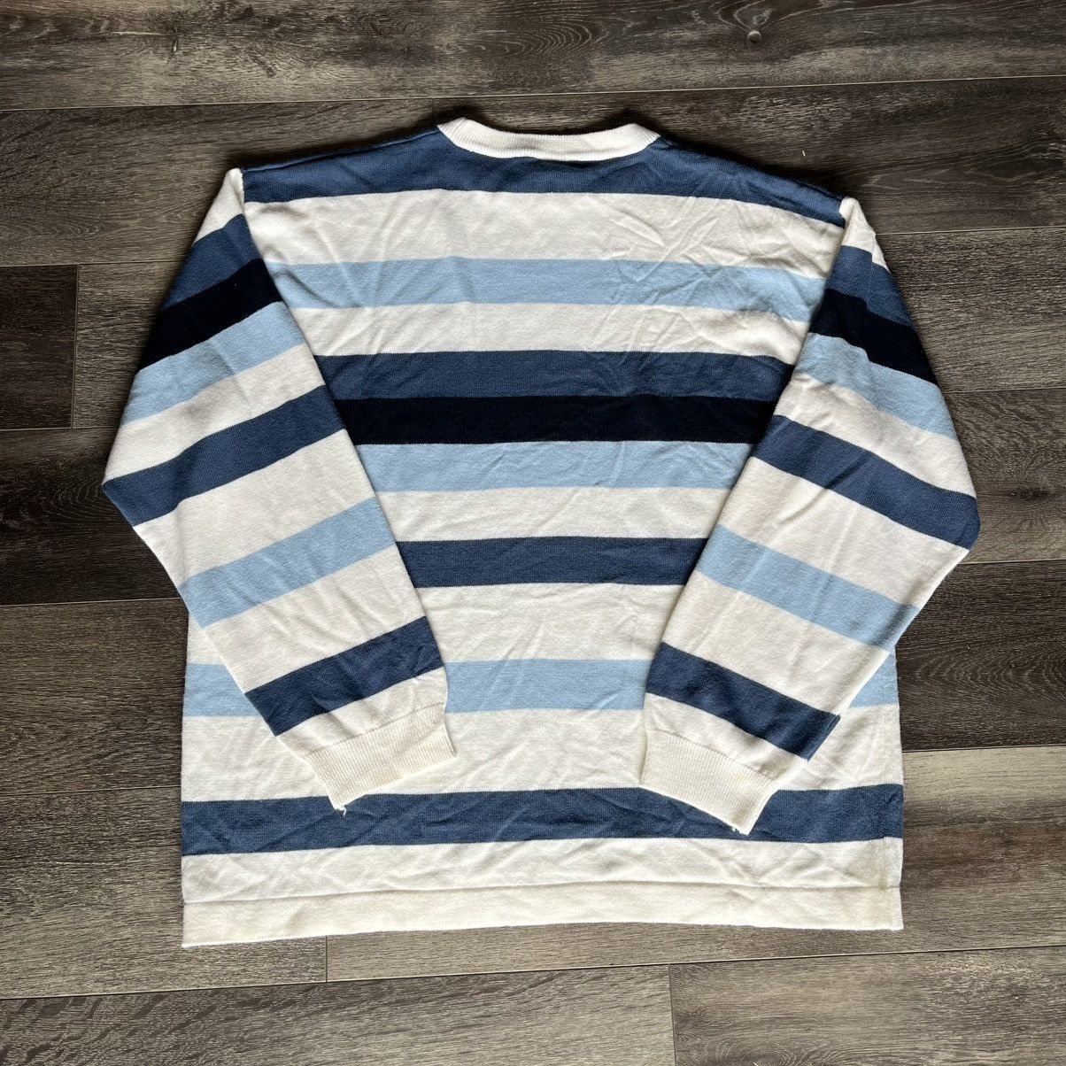 Southpole Vintage 2000s Y2K Southpole Striped Baggy Sweater Longsleeve Size US XL / EU 56 / 4 - 2 Thumbnail