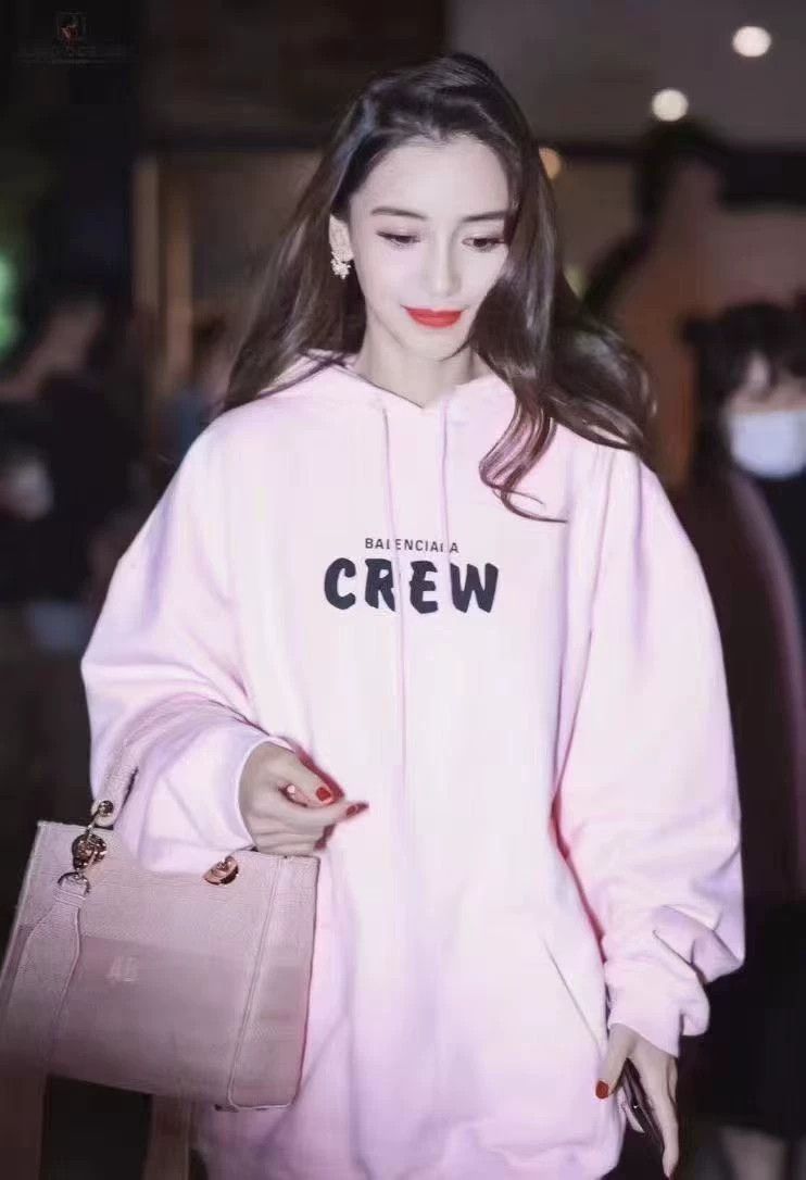 Balenciaga Balenciaga Pink Crew Hoodie Size US XS / EU 42 / 0 - 6 Thumbnail