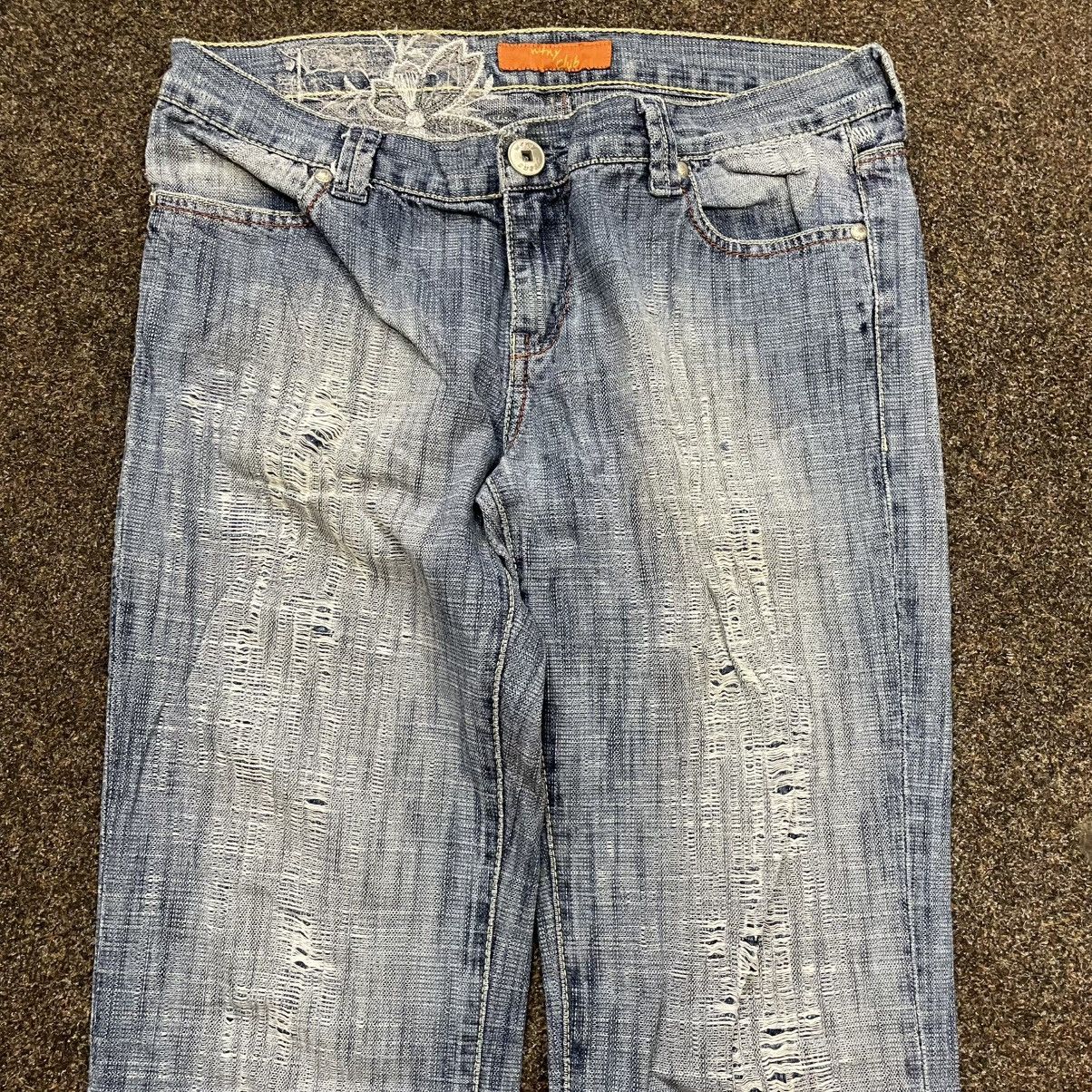 Vintage Vintage Y2K Baggy Flared Jeans Distressed Skate Aesthetic 32 Size US 32 / EU 48 - 4 Thumbnail