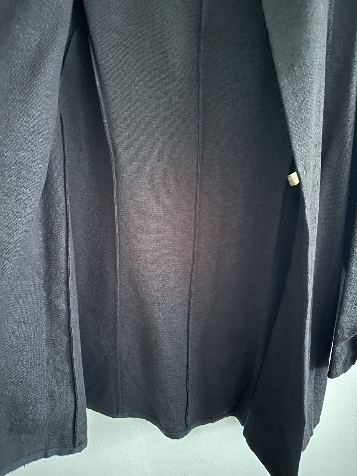 Ma+ ma+ Long Blazer Black (Cotton/Linen/Silk Blend) Size US S / EU 44-46 / 1 - 5 Thumbnail