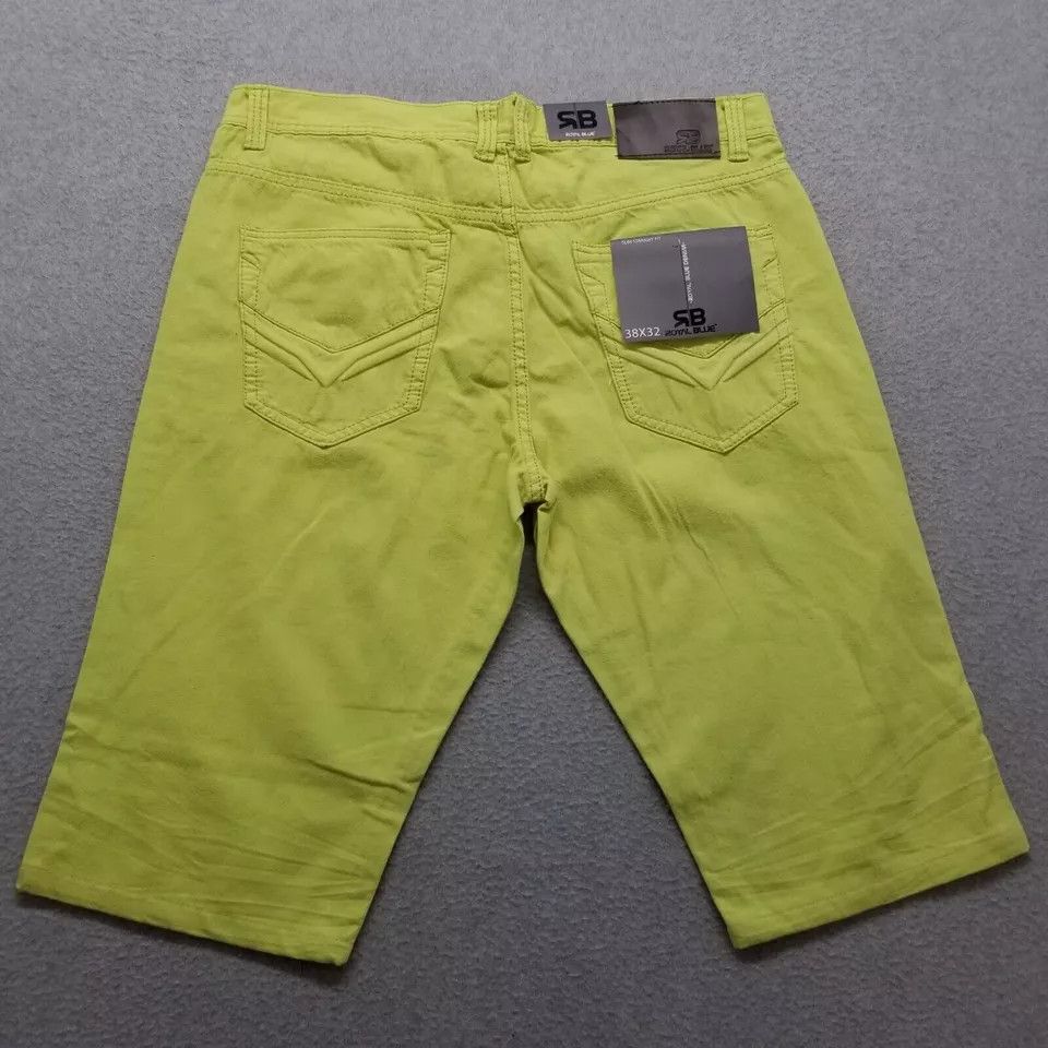 Other Royal Blue Shorts Mens 38 Chino Pockets Casual Cotton Size US 38 / EU 54 - 2 Thumbnail