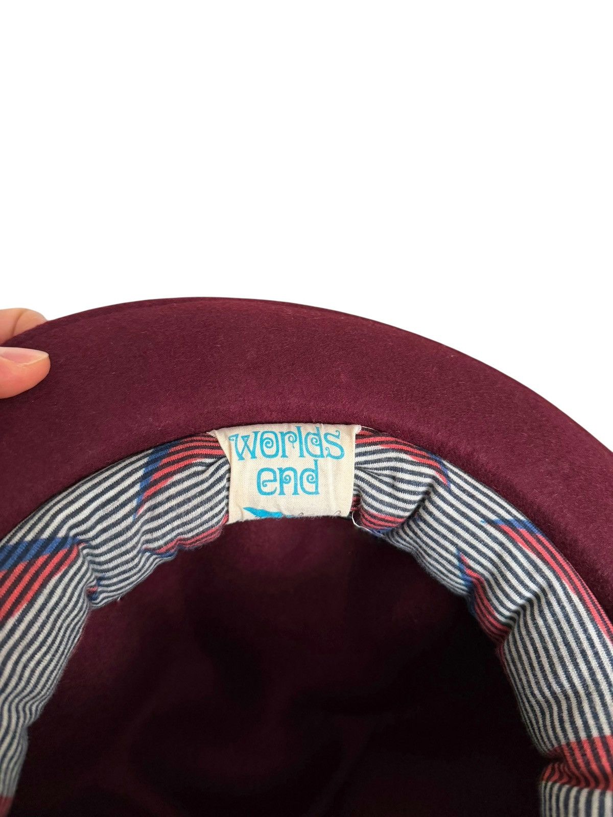 Vivienne Westwood World’s End Felt Mountain Wide Brim Hat Size ONE SIZE - 7 Thumbnail
