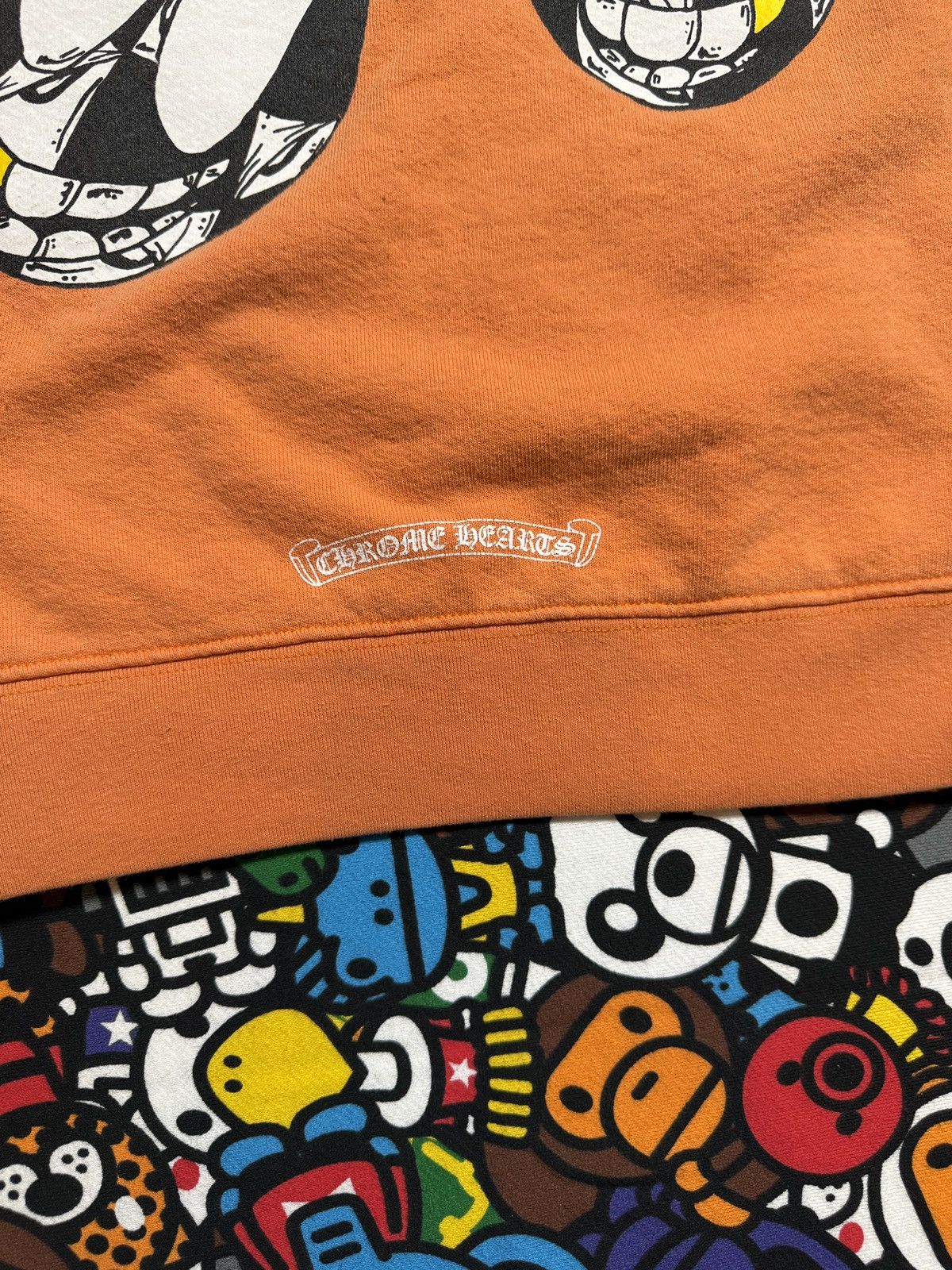 Chrome Hearts Chrome Hearts Orange Matty Boy Build Logo Pullover Sweater Size US M / EU 48-50 / 2 - 18 Thumbnail