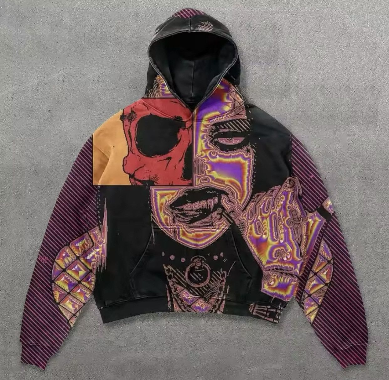 Other Art Graffiti Oversized Printed Cotton Sweatshirts Size US XL / EU 56 / 4 - 2 Thumbnail