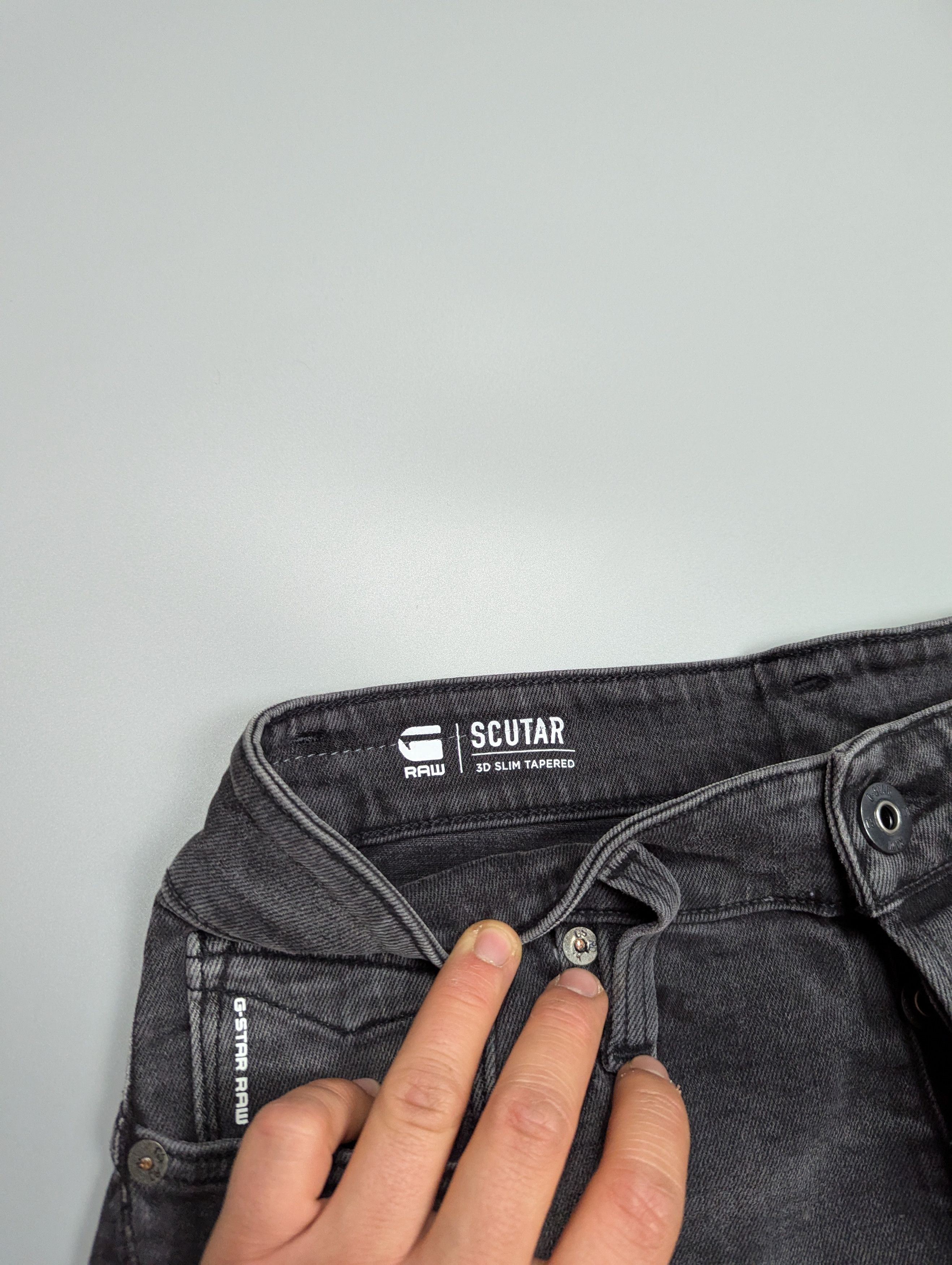 G-Star G-STAR Scutar 3D Slim Tapered Men's Stretch Jeans Size US 28 / EU 44 - 8 Thumbnail