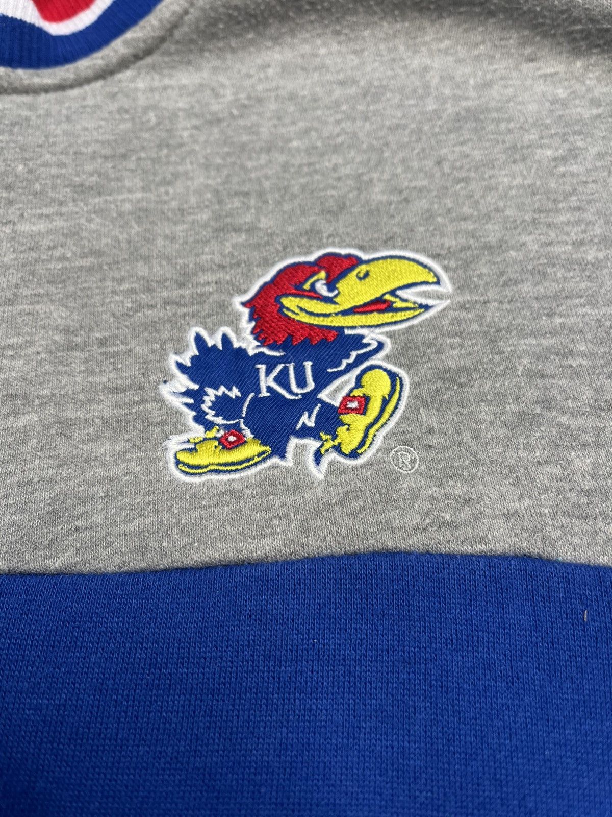 Colosseum Athletics Colosseum NCAA Kansas Jayhawks 1/4 Zip Pullover Sweatshirt Size US S / EU 44-46 / 1 - 2 Thumbnail